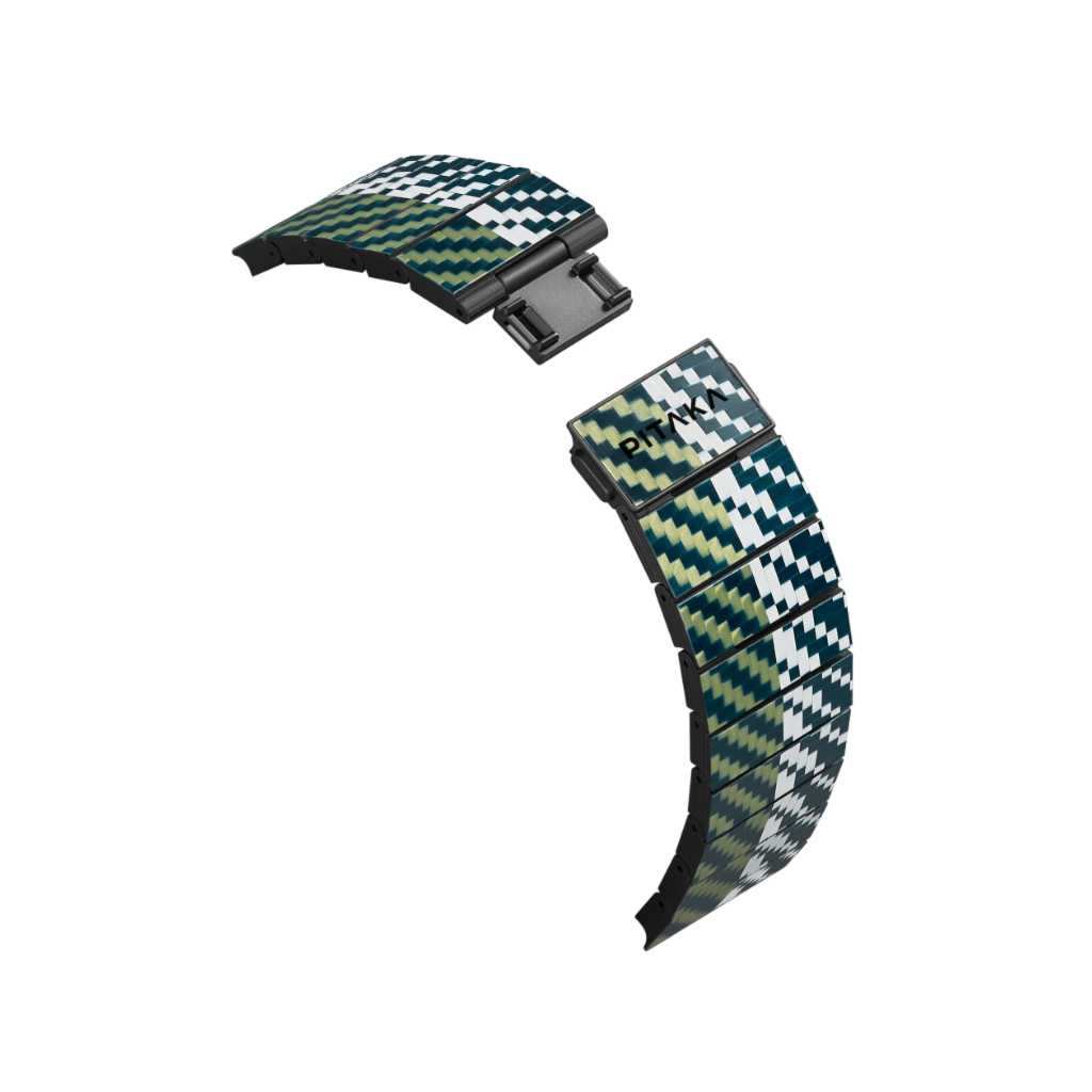 Premium Carbon Fiber Watch Band for Apple Watch Series 8/7/6/SE - Lightweight & Durable Replacement Strap for Workout, Running & Everyday Use