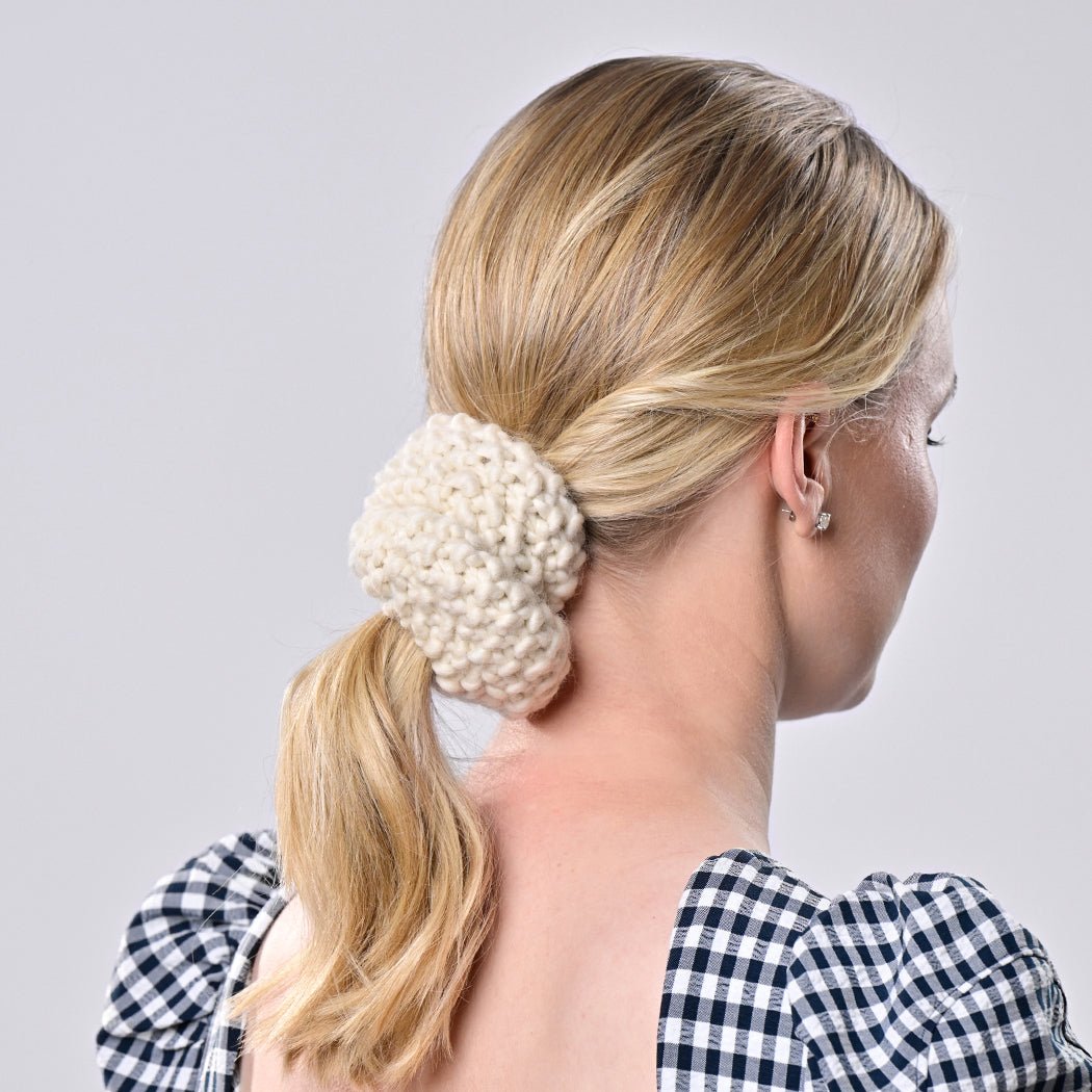 Scrunchie Duo Knitting Kit - DIY Hair Accessories for Women & Girls | Perfect for Crafting, Gifts & Relaxation