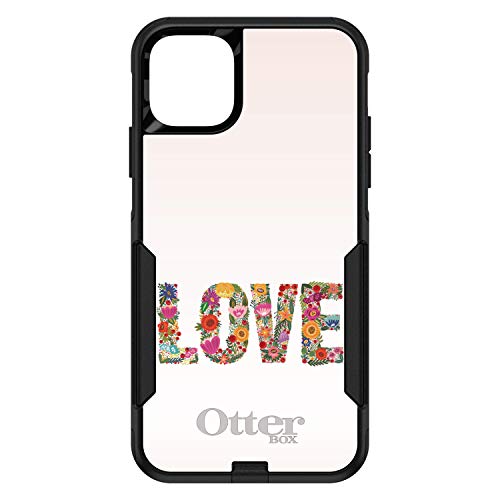 Spring Collection - Floral LOVE Flowers On Black Case