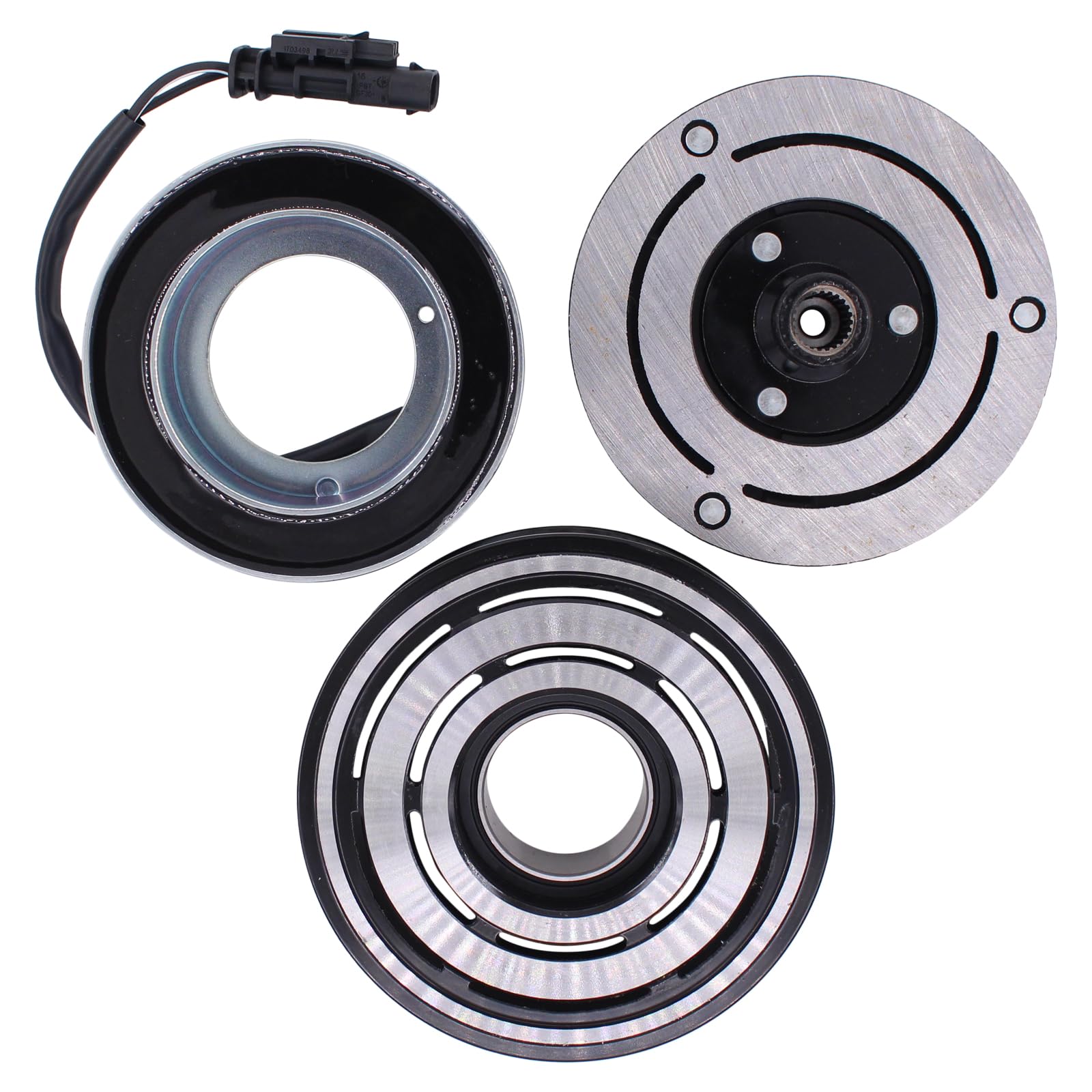 MOTOKU AC Compressor Clutch Kit Replacement for Chevrolet Cruze 1.4L 2012-2015 & Cruze Limited 2016 - Perfect for AC Repair and Summer Cooling System Maintenance