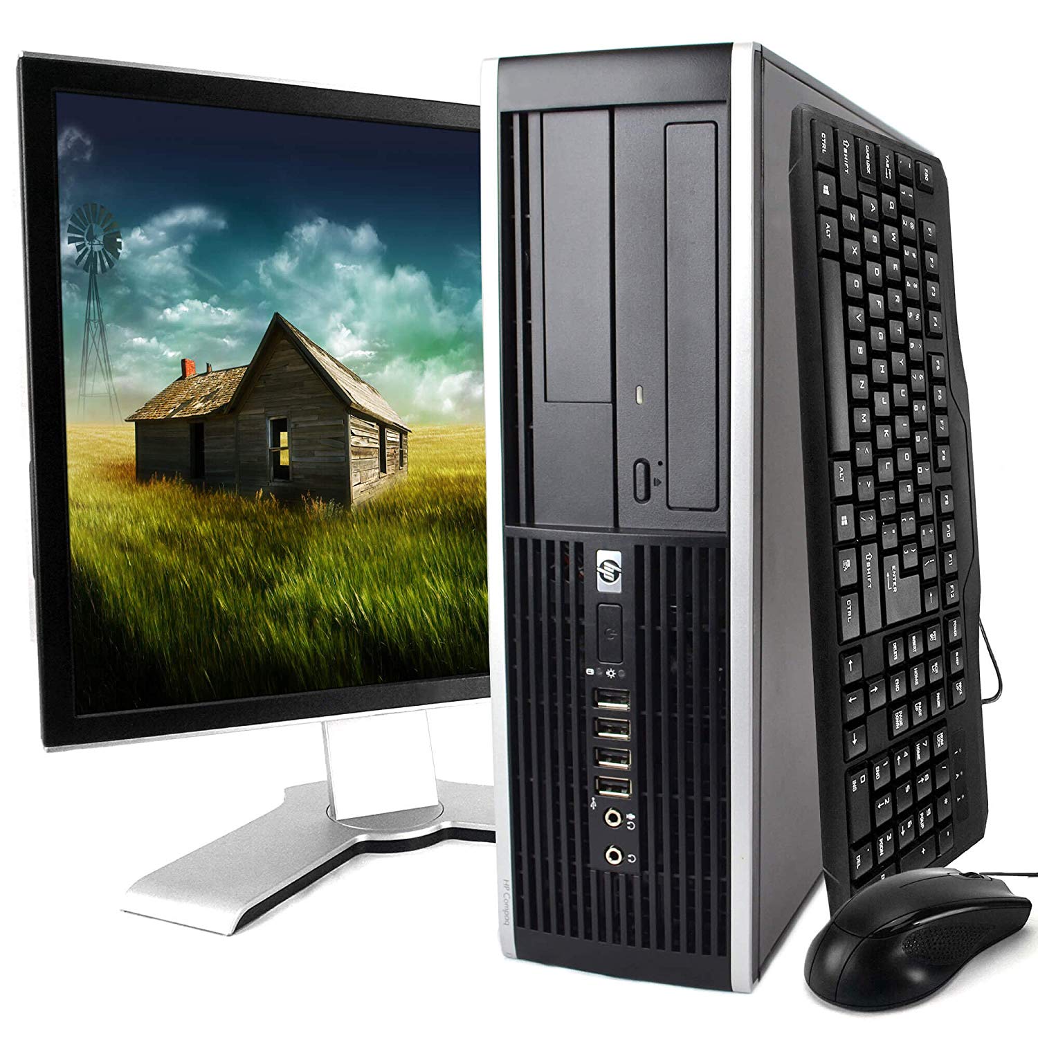 HP 6005 Pro Desktop Computer - 2.8GHz Dual Core Processor, Windows 10/XP Pro, Includes 20