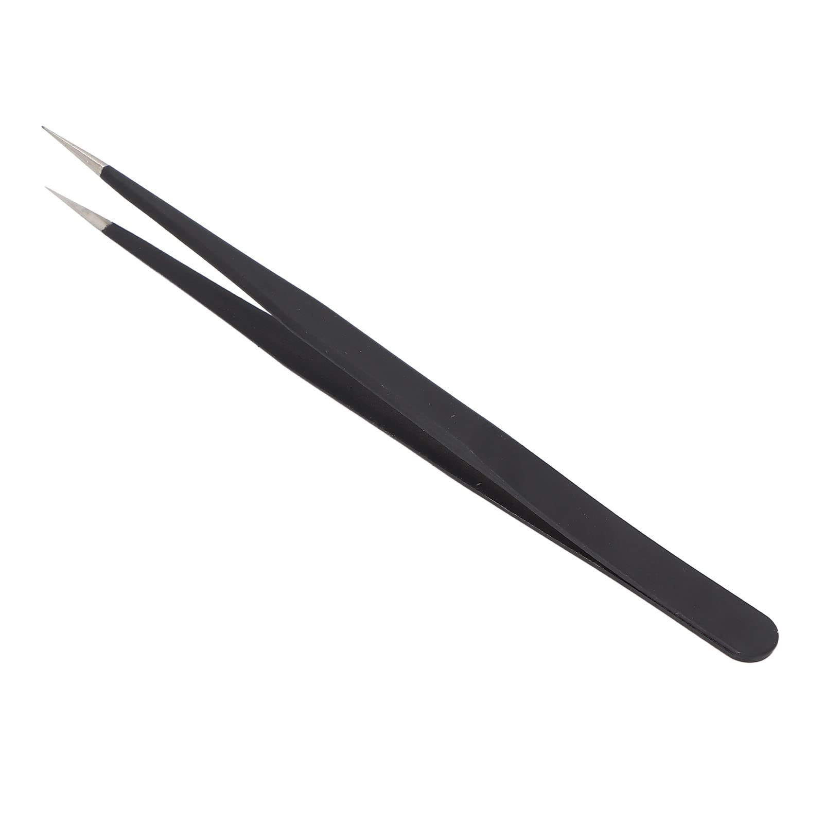 Premium Stainless Steel Nail Tweezers - Rustproof, Durable & Ergonomic Design for Professional & Home Manicure/Pedicure | Perfect for Nail Art, Cuticle Care & False Nail Application