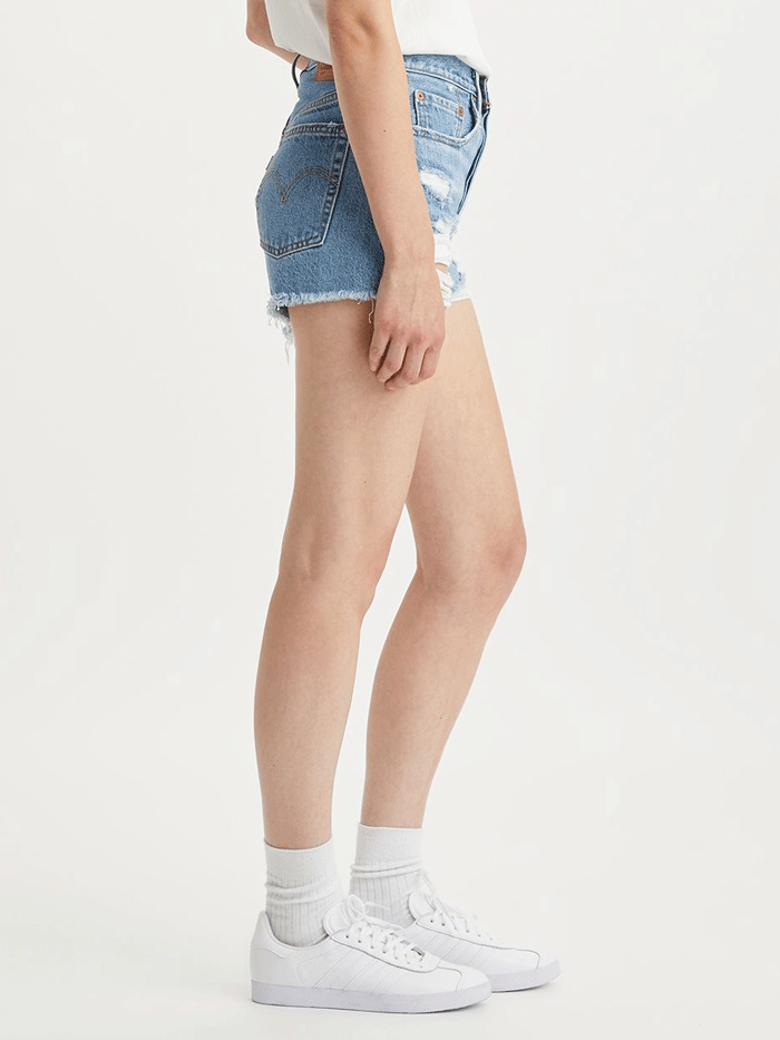 Levi's 501 Original Shorts for Women - Classic Denim Shorts with Button Fly | Perfect for Casual Outfits, Summer Wear & Street Style Fashion