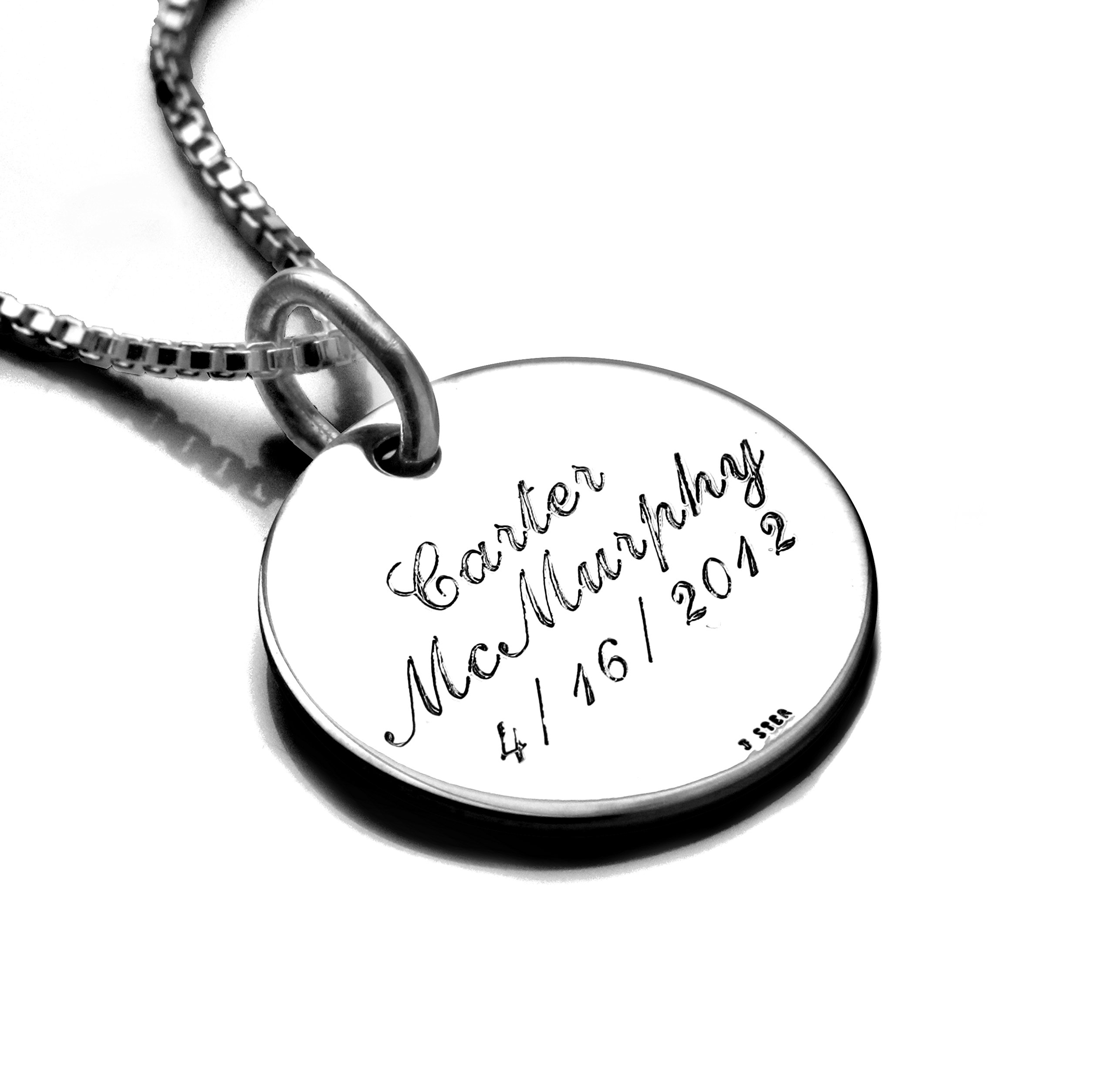 Personalized Silver Baby Footprint Keepsake Kit - Unique Push Present Gift for New Moms | Newborn Memory Preservation | Baby Shower, Christening & First Birthday Gift Idea
