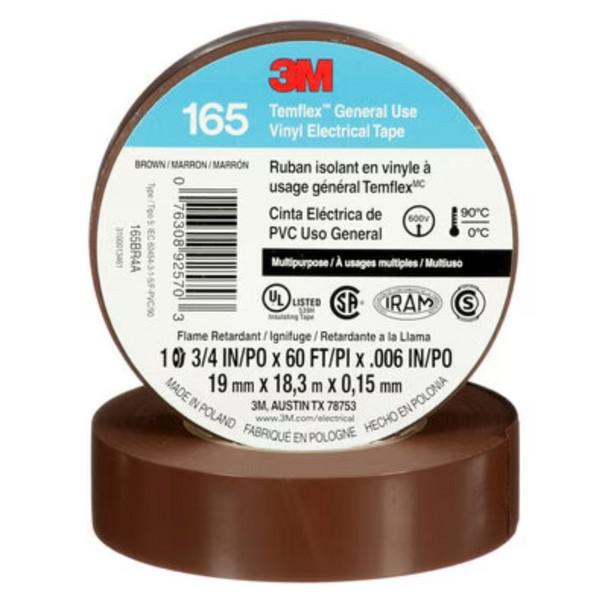 3M Vinyl Electrical Tape - High Voltage Insulation Tape for Wiring, Repairs & DIY Projects - Ideal for Home, Office & Automotive Use