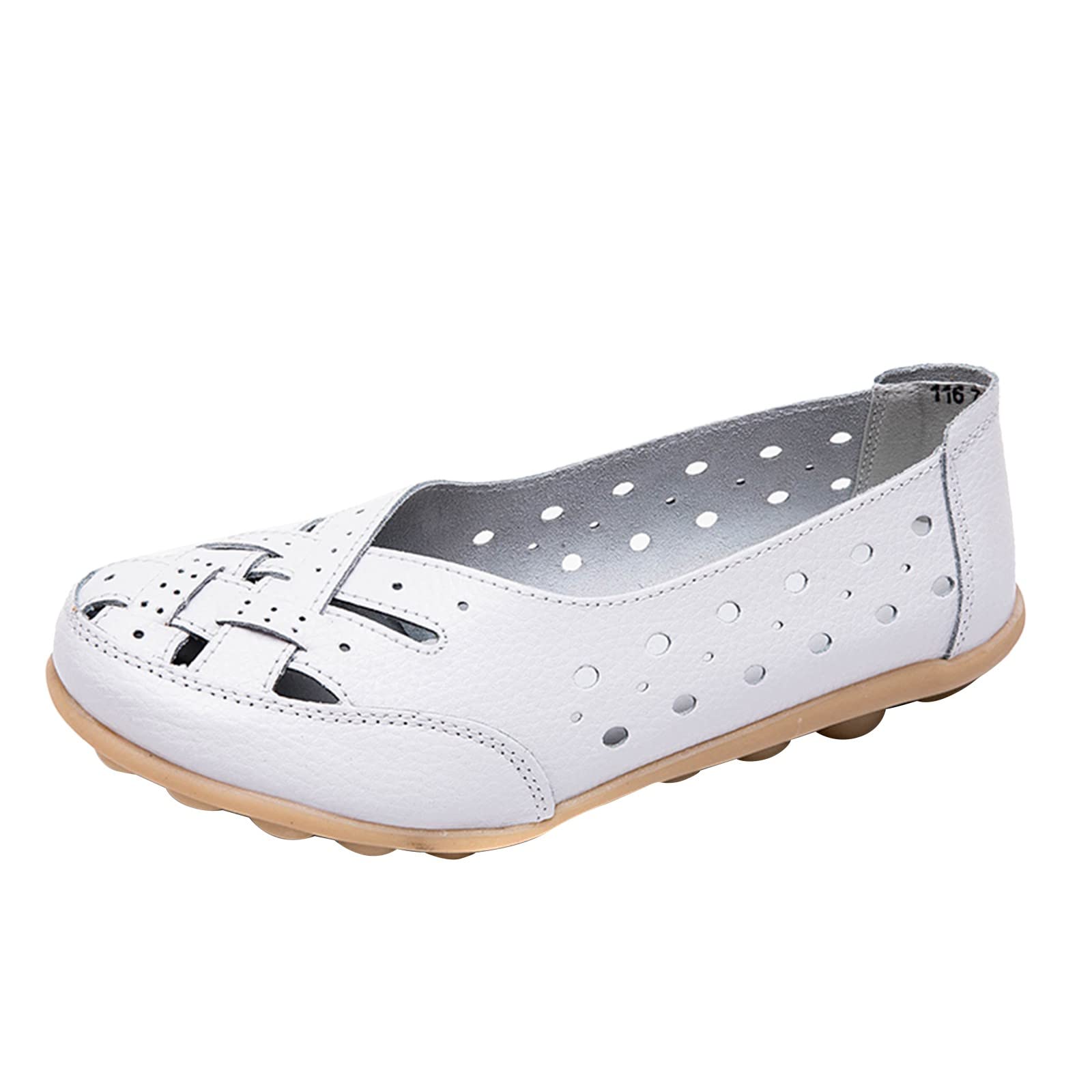 Women's Walking Shoes - Comfortable Flat Heel Casual Sneakers with Hollow & Solid Color Options | Perfect for Daily Wear, Travel & Outdoor Activities