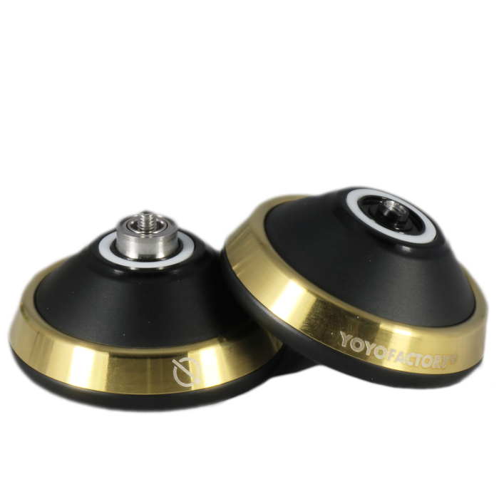 YoYoFactory IQ Bi Metal Professional Yo-Yo - High Performance Yoyo for Tricks & Competitions - Perfect for Beginners & Advanced Players - Great Gift for Kids & Adults