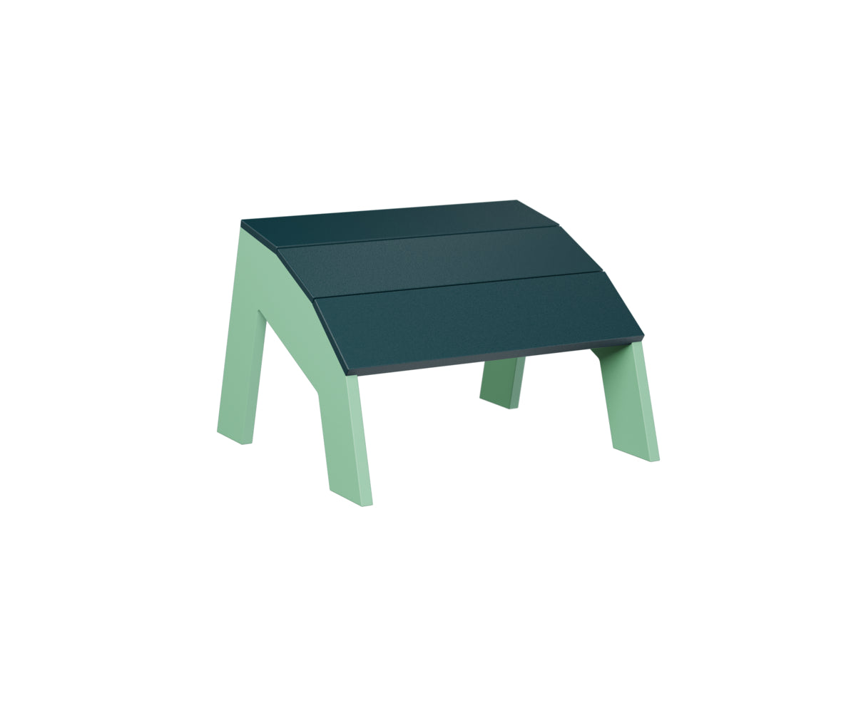 Berlin Gardens Nordic Adirondack Footstool - Outdoor Patio Furniture, Solid Wood Footrest for Garden, Deck & Poolside Relaxation