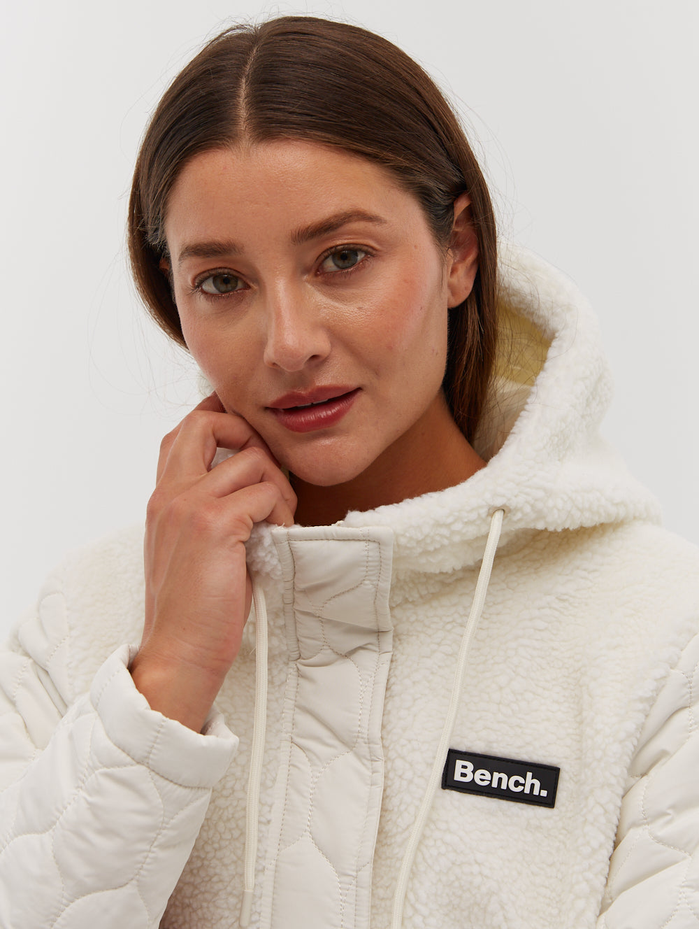 Lelah Honeycomb Quilted Longline Parka Jacket for Women - Winter Warm Coat with Hood, Water-Resistant Outerwear for Cold Weather - Perfect for Commuting, Travel & Outdoor Activities