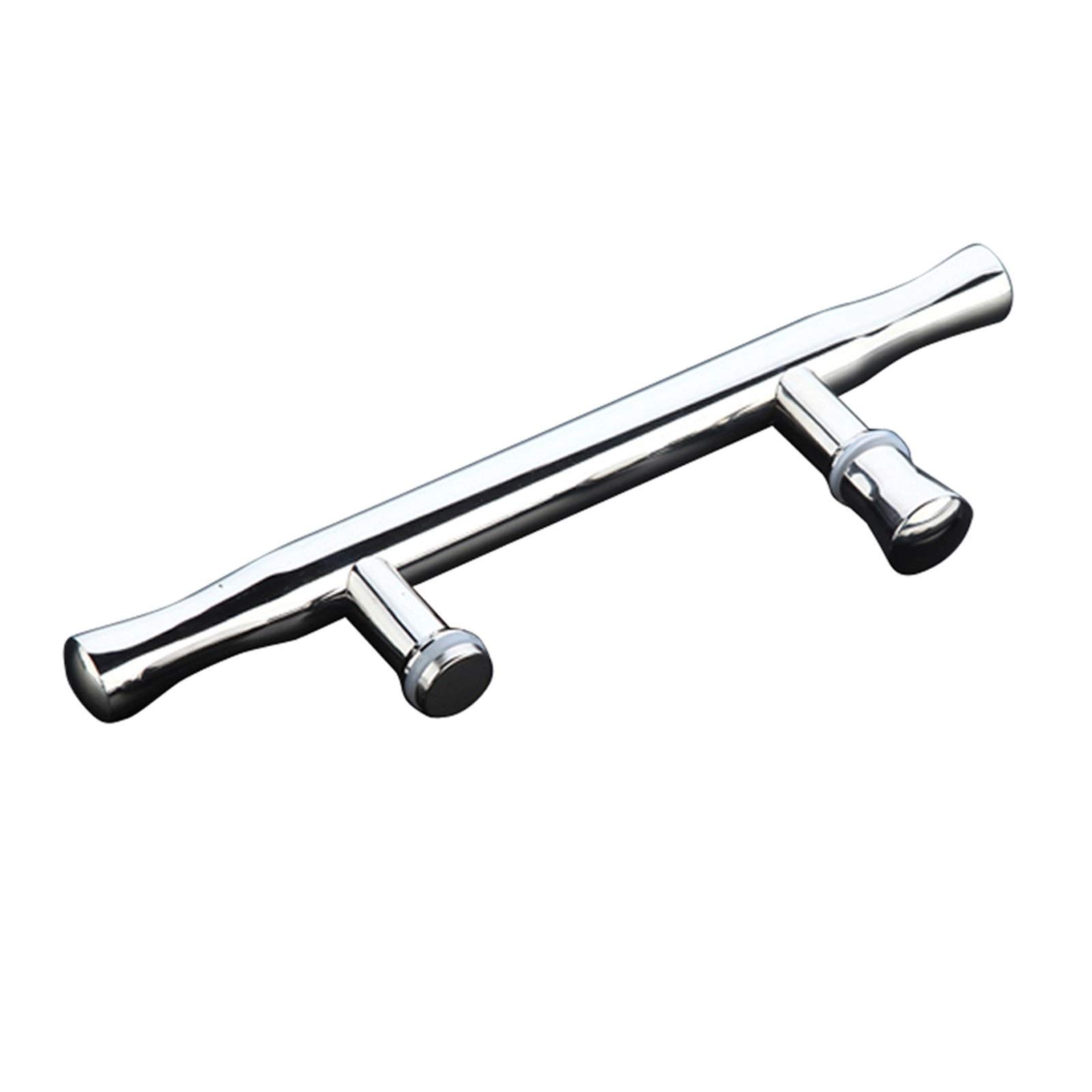 Premium SUS304 Stainless Steel Shower & Bathroom Glass Door Handle Set - Internal/External Push Pull Replacement Handle with 145mm Hole Centers - Ideal for Modern Bathrooms, Shower Enclosures & Glass Door Upgrades