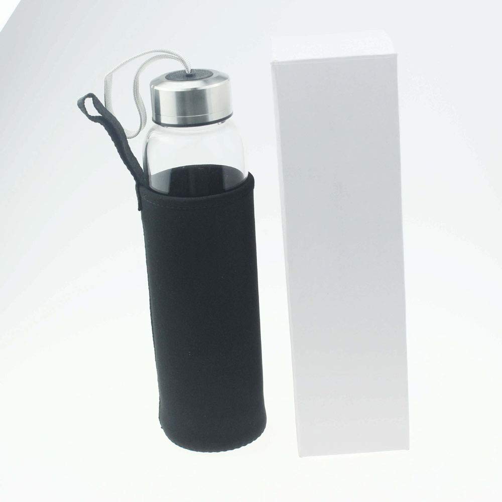 Black Obsidian Reusable Water Bottle - Portable Crystal Energy Cup for Reiki Healing & Wellness