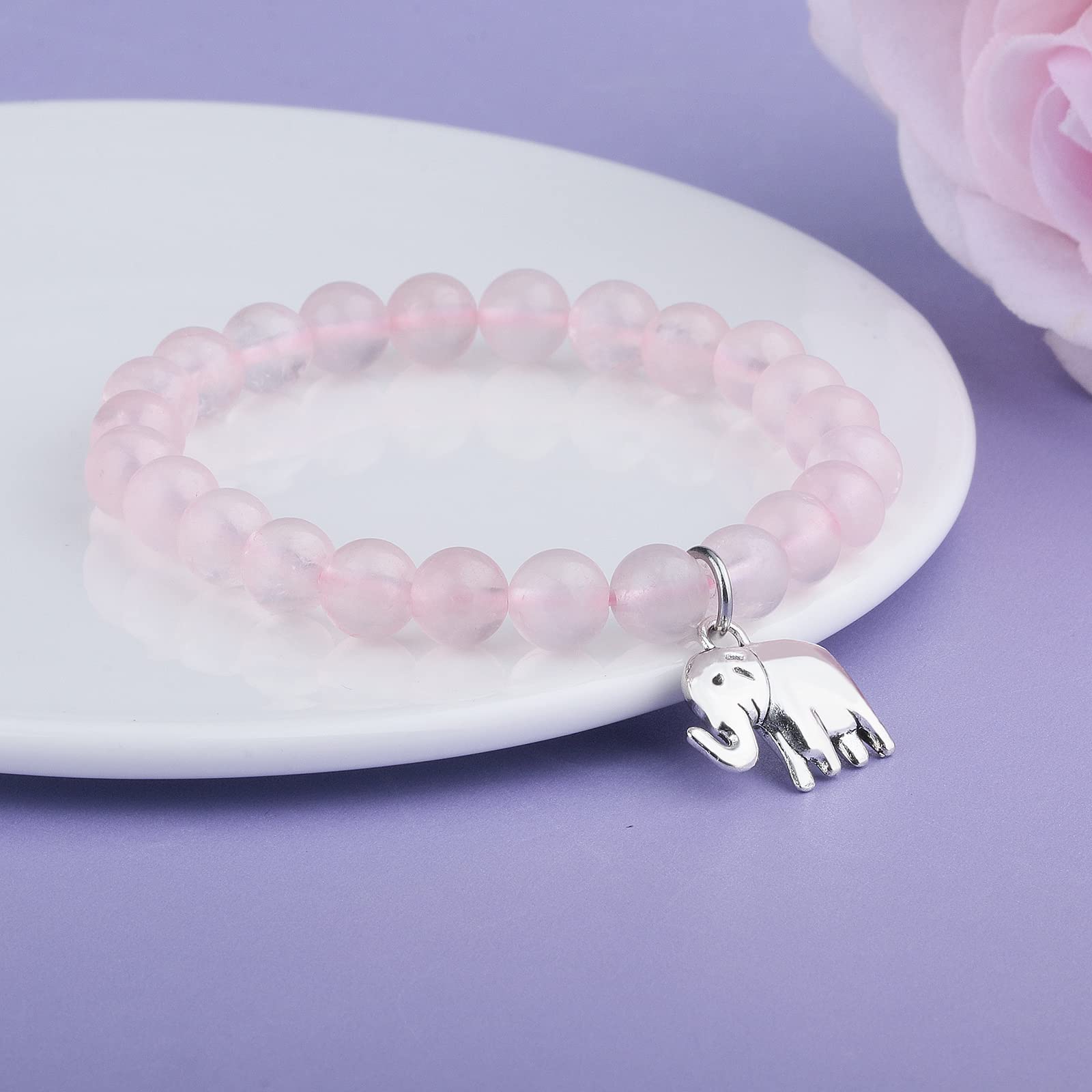Lucky Elephant Bracelet - Farewell Gift for Women, Coworker, Teacher | Appreciation Jewelry for Leaving & Thank You Gifts