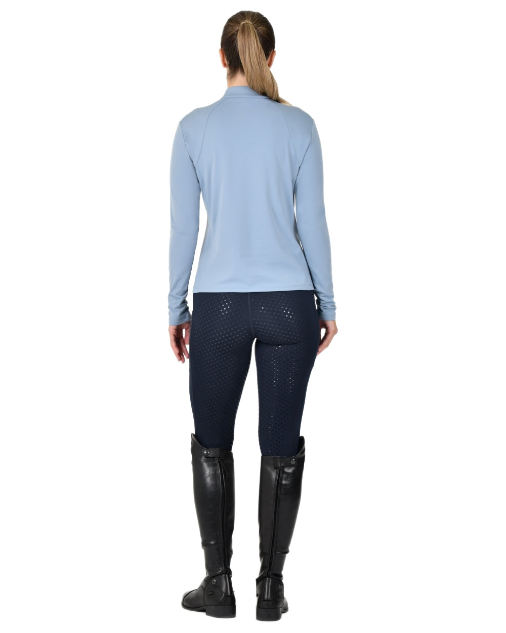 Dublin Women's Brushed Long Sleeve Riding Top - Equestrian Shirt for Horseback Riding & Outdoor Activities - Comfortable Thermal Base Layer for Cold Weather