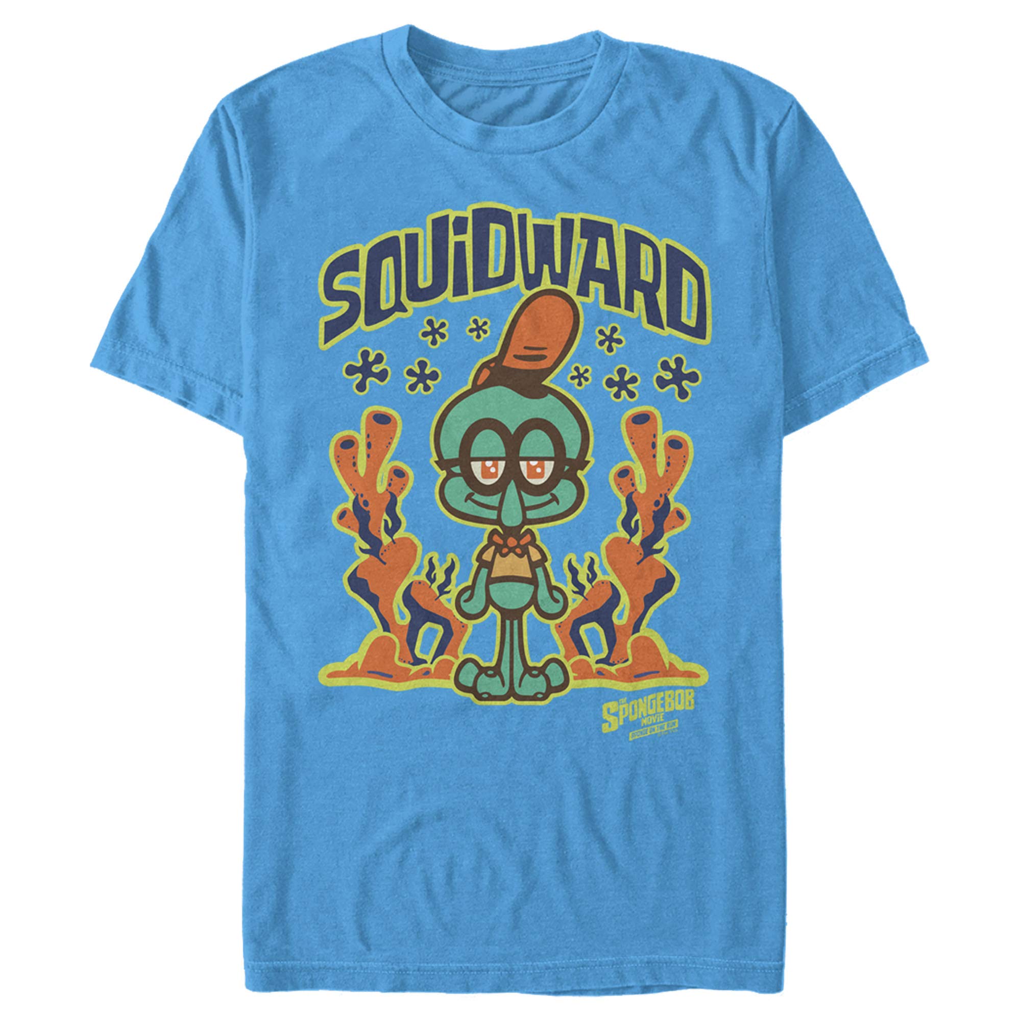 SpongeBob SquarePants Men's T-Shirt - Young Squidward Pose Graphic Tee | Funny Cartoon Character Shirt for Casual Wear & Gifts