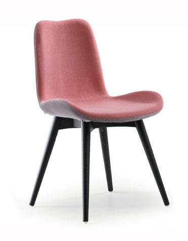 Midj Dalia S L_R TS Side Chair - Modern Accent Chair for Dining Room, Living Room & Office - Comfortable & Stylish Home Decor