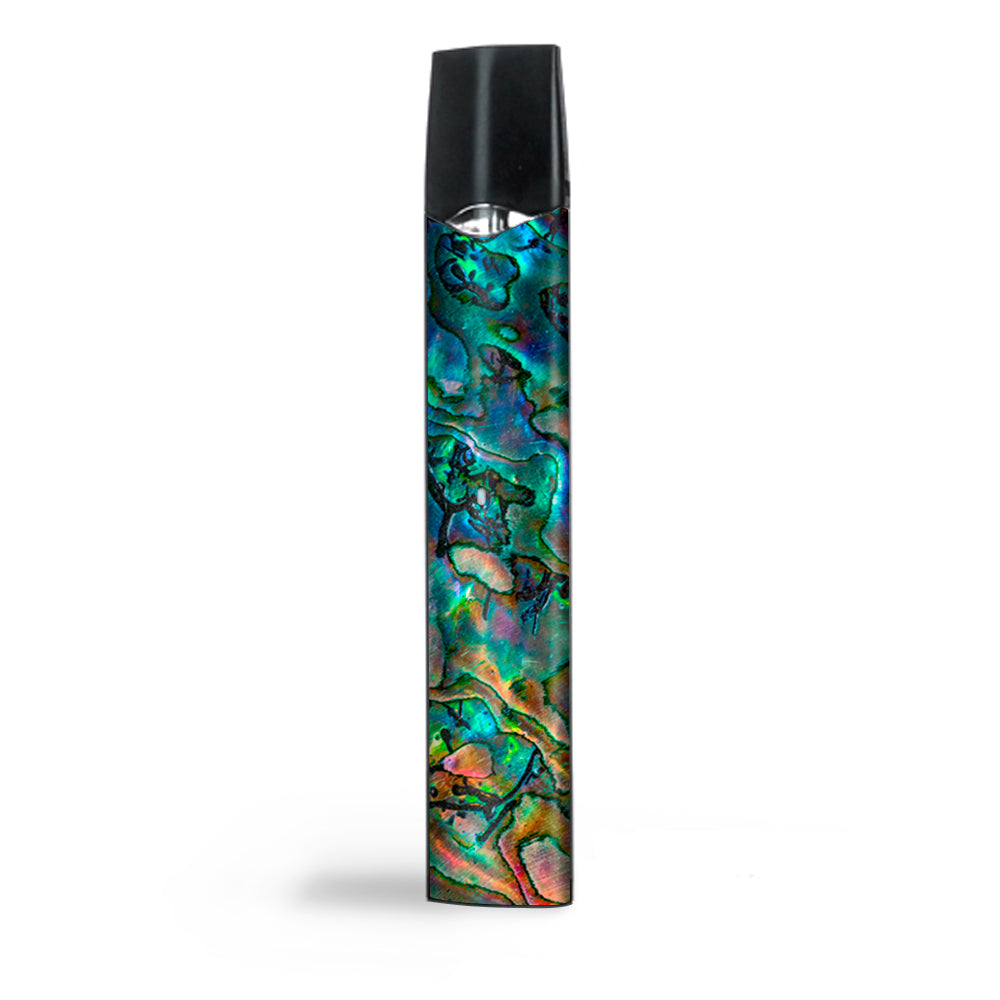 Abalone Shell Swirl Neon Green Opalescent Smok Infinix Ultra Portable Skin - Premium Protective Cover for Smartphones - Perfect for Travel, Work & Everyday Use