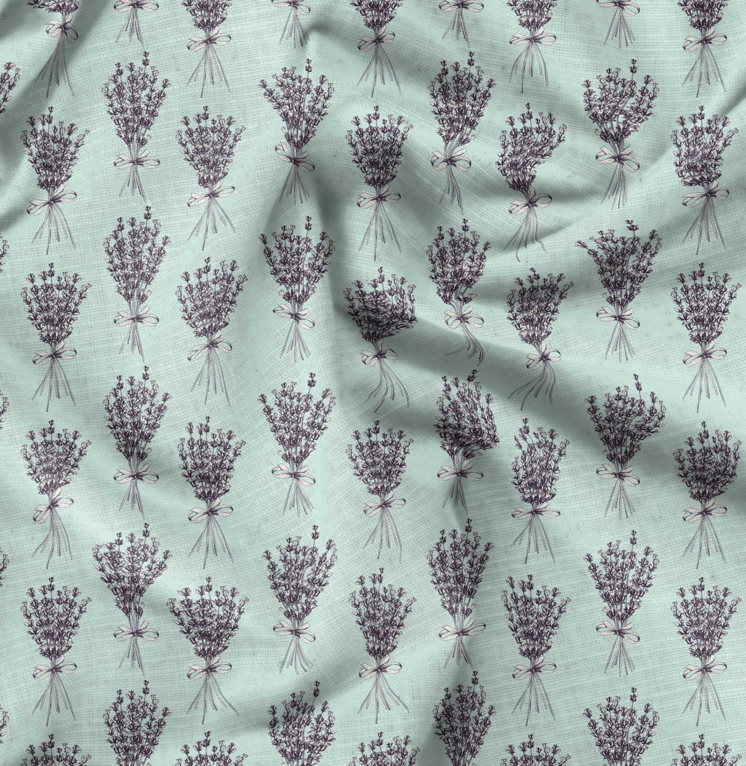 Soimoi Moss Green Georgette Fabric by The Yard - 42 Inch Wide Floral Print Material for Dresses, Blouses & Scarves - Classic Romantic Fabric for Fashion Sewing Projects