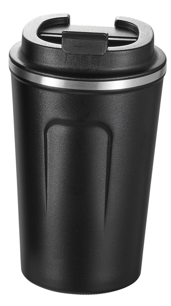 Visol Explorer 12 oz Double Walled Insulated Coffee Mug with Lid - Leak Proof Travel Tumbler for Hot & Cold Drinks, Perfect for Office, Commute, Camping and Outdoor Activities