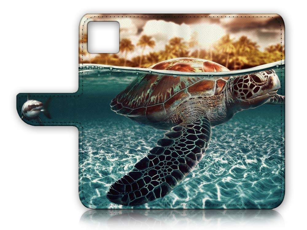 Premium Flip Wallet Phone Case for iPhone 11 Pro Max - Slim Leather Cover with Card Slots & Magnetic Closure (Model A3247 Turtle) | Perfect for Business, Travel & Everyday Protection