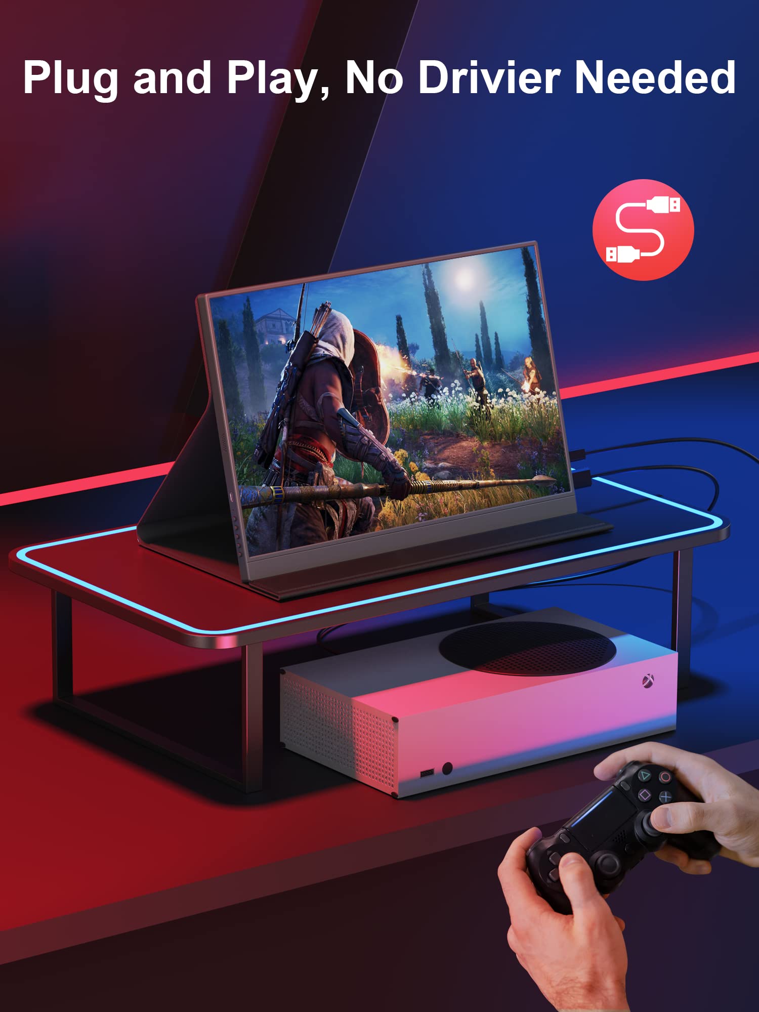 2.5K 120Hz Portable Gaming Monitor - 16