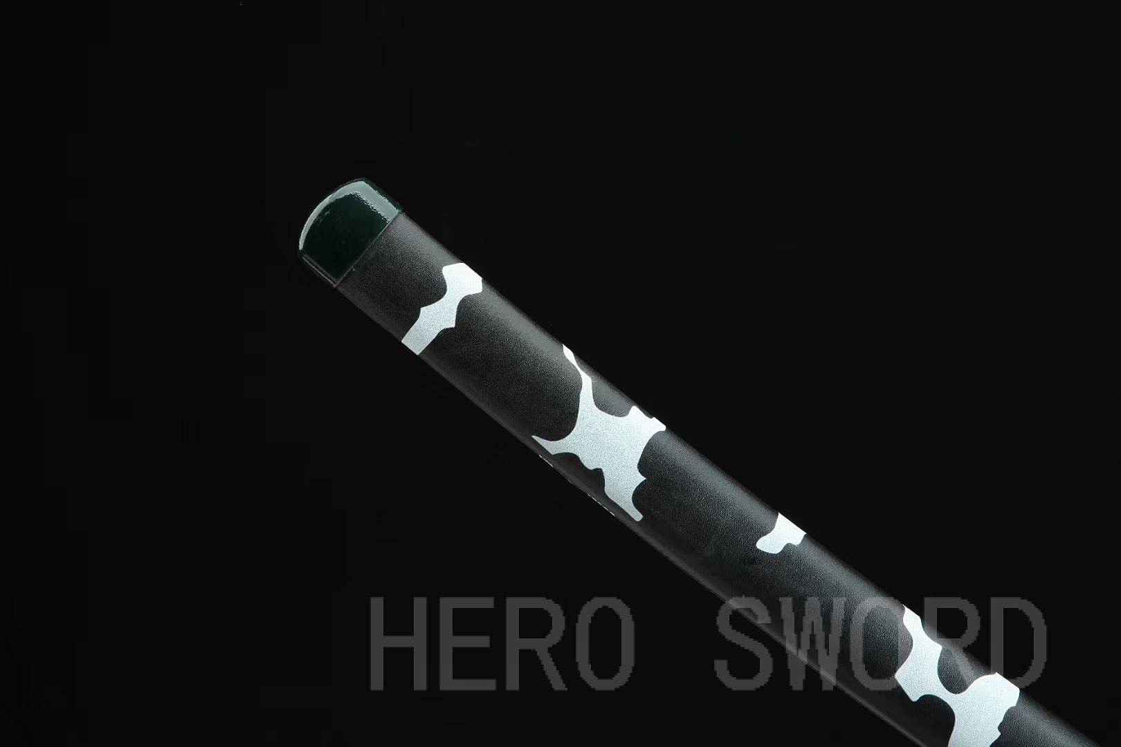 HERO SWORD Japanese Anime Katana - Hand Forged 1045 Carbon Steel Samurai Sword, Full Tang Handmade Sharp Blade - Demon Slayer Inspired Katana for Cosplay, Martial Arts Training & Collection