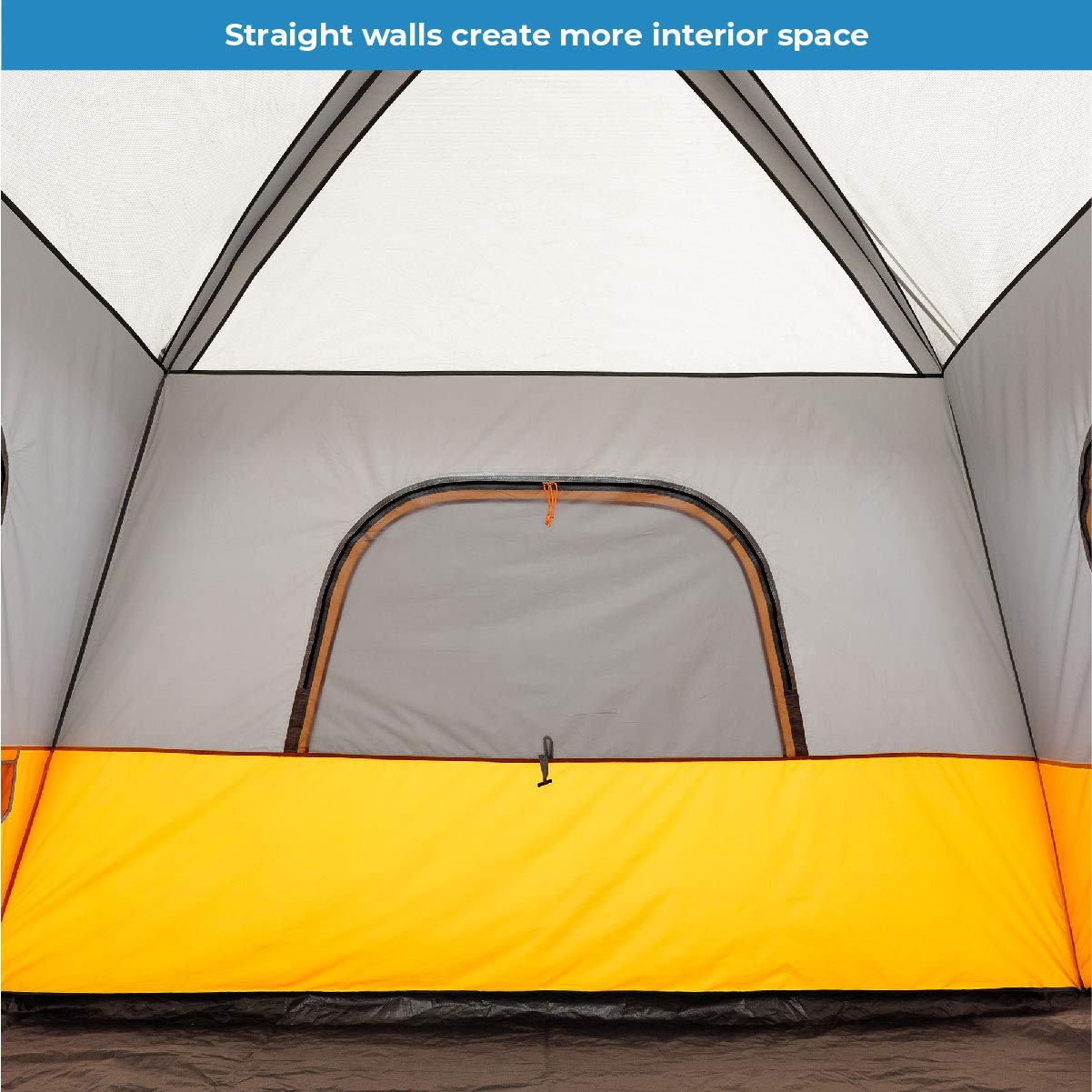 4 & 6 Person CORE Cabin Tent - Lightweight Portable Camping Tent with Carry Bag & Gear Loft Organizer | Perfect for Family Camping, Backpacking & Outdoor Adventures | Weather-Resistant for Car Camping & Music Festivals