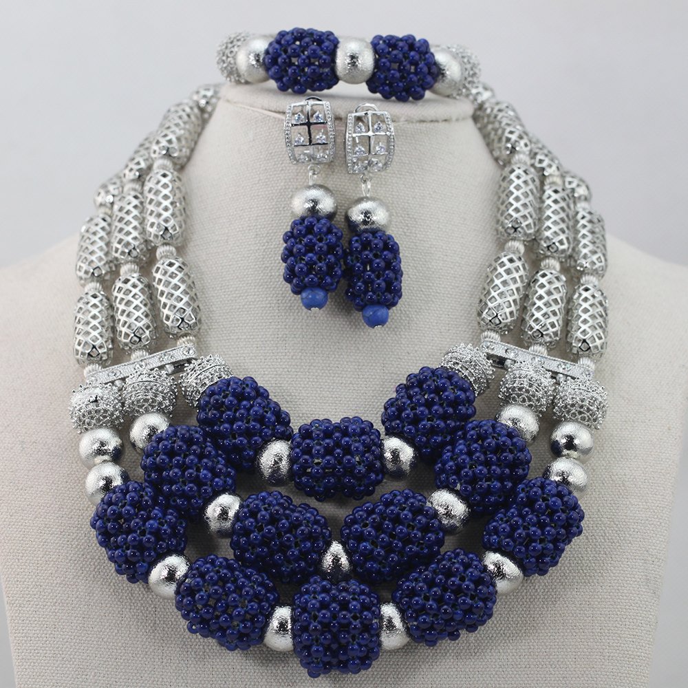 Red Beads Statement Necklace Set - African Nigerian Wedding Jewelry with Dubai Gold Accents | Elegant Bridal Accessories for Women & Special Occasions