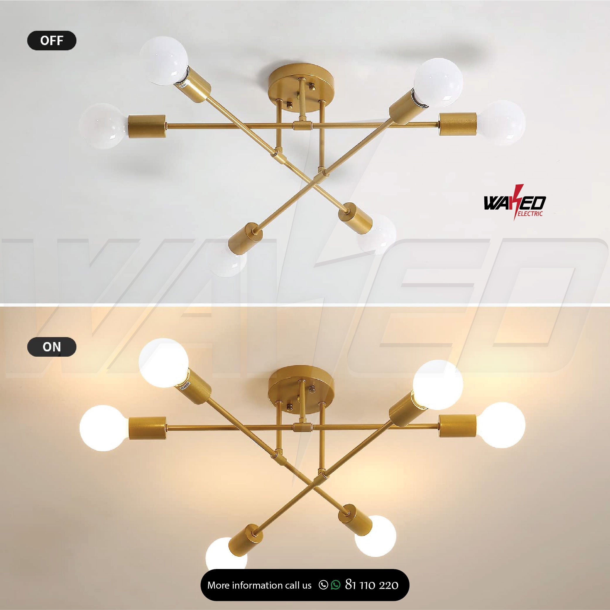 6-Light Crystal Chandelier for Dining Room - Modern Elegant Ceiling Light Fixture with Adjustable Height, Perfect for Home Decor, Living Room, Bedroom, and Entryway Lighting
