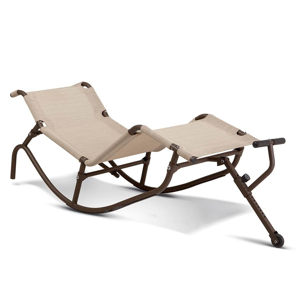 GD 700 Easy Outdoor Caribbean Lounge Chair - Lightweight Folding Beach Chair for Poolside, Patio, and Backyard Relaxation