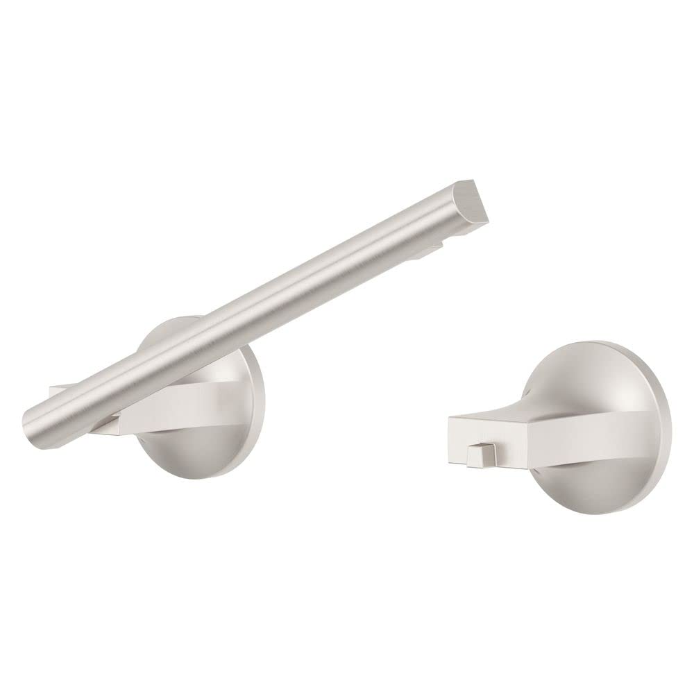Pfister BPHPFM0GS Pfirst Modern Toilet Paper Holder - Brushed Nickel Finish with Spot Defense Technology | Bathroom Tissue Roll Stand for Home, Office & Restroom Decor