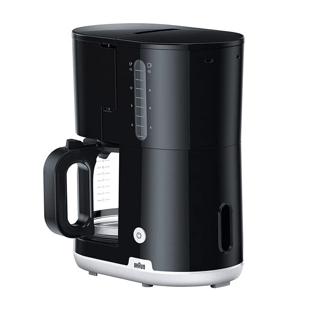Braun AromaCafe OptiBrew 10-Cup Programmable Coffee Maker with Automatic Shut-Off, Dishwasher Safe Carafe & 1000W Fast Brewing - Perfect for Home, Office or Breakfast Use