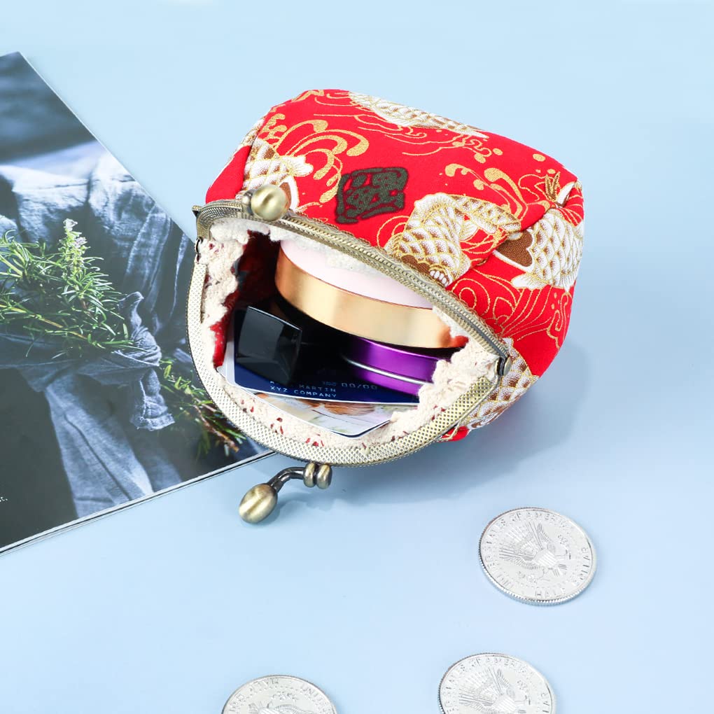 Vintage Oyachic Carp Coin Purse - Small Lucky Wallet for Women, Bulk Change Pouch & Clutch Bag - Perfect for Gifts, Travel, and Everyday Use