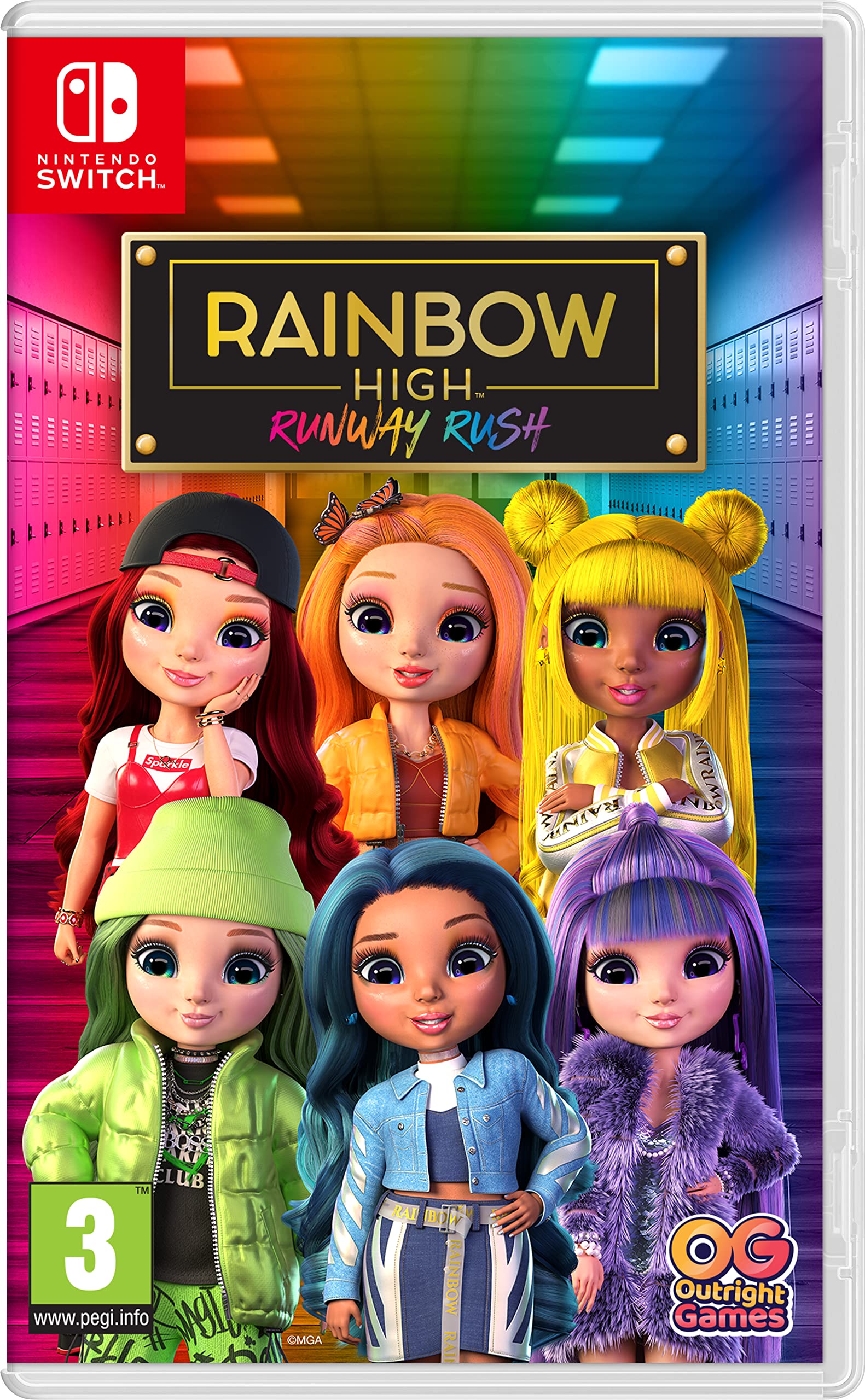 Rainbow High: Runway Rush - Nintendo Switch Game | Fashion Doll Dress-Up & Runway Competition for Kids & Teens | Perfect for Birthday Gifts & Family Game Nights