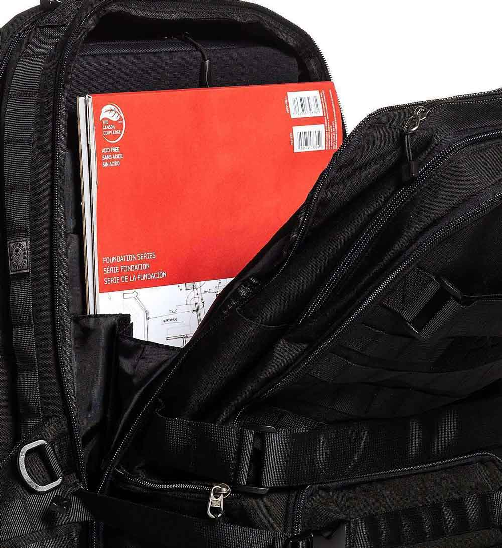 BLAQ PAQ Tactical Artist Backpack - Durable Military Style Backpack for Artists & Designers - Perfect for Urban Commuting, Travel & Outdoor Adventures