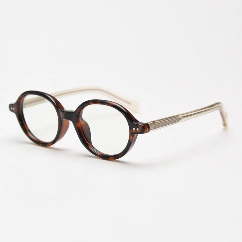 CCspace Women's Full Rim Oval TR90 Titanium Eyeglasses Frame 56970 - Lightweight & Durable Glasses for Work, Reading & Fashion