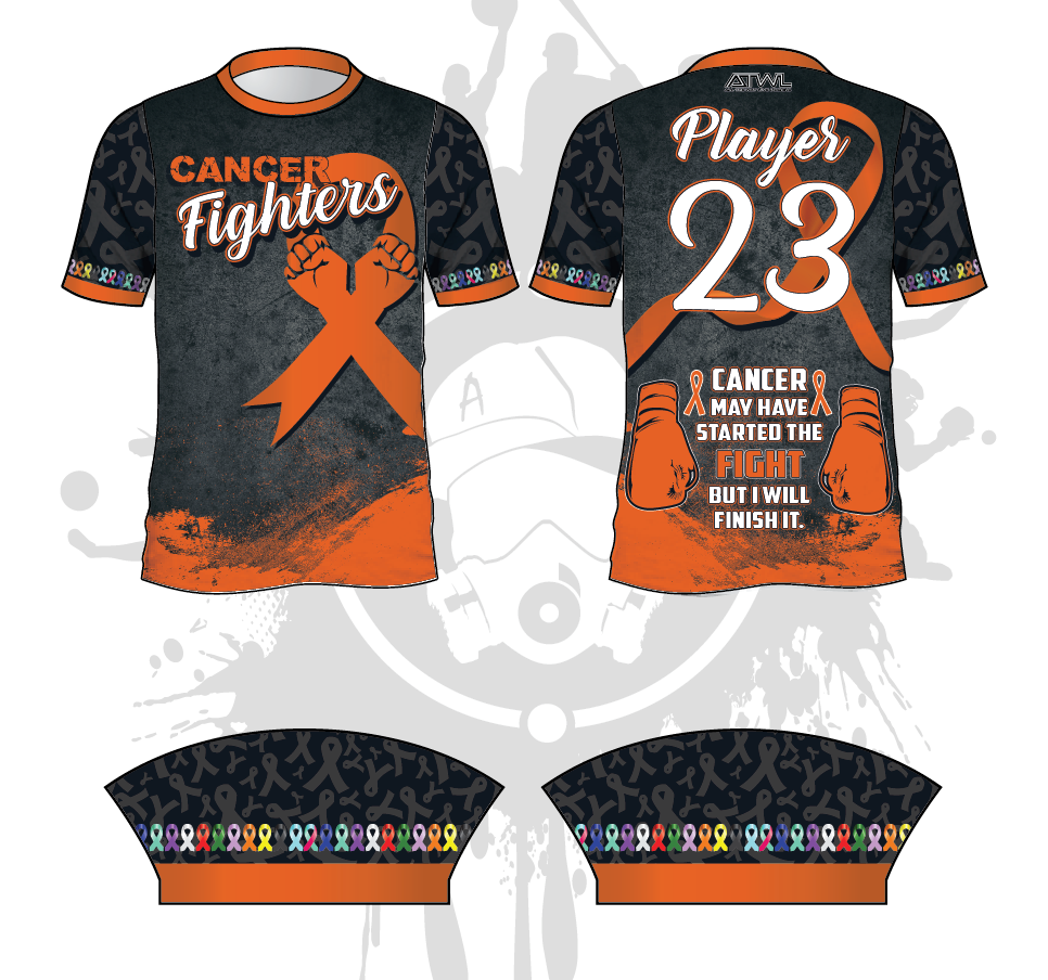 Cancer Fighters Men's Baseball Jersey - Comfortable & Durable Team Apparel for Baseball Games, Fundraisers & Awareness Events