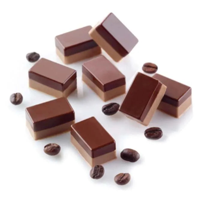 Micro Flex Rectangle 5 Silicone Mold - 56 Cavity Baking Molds for Chocolate, Candy, Soap & Resin Crafts - Perfect for DIY Desserts and Home Decor