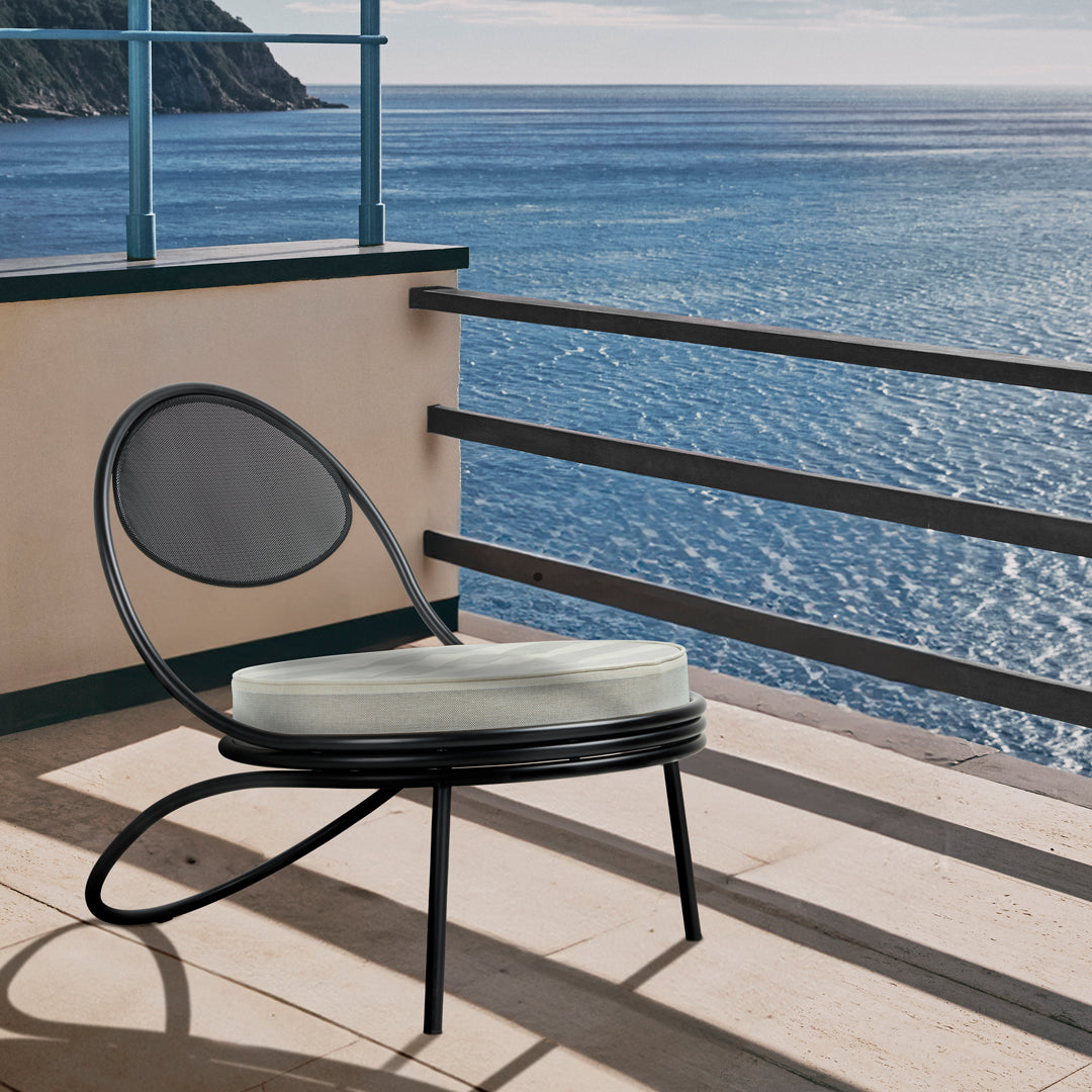 Premium Copacabana Outdoor Lounge Chair with Comfortable Upholstered Seat - Perfect for Patio, Poolside, and Backyard Relaxation