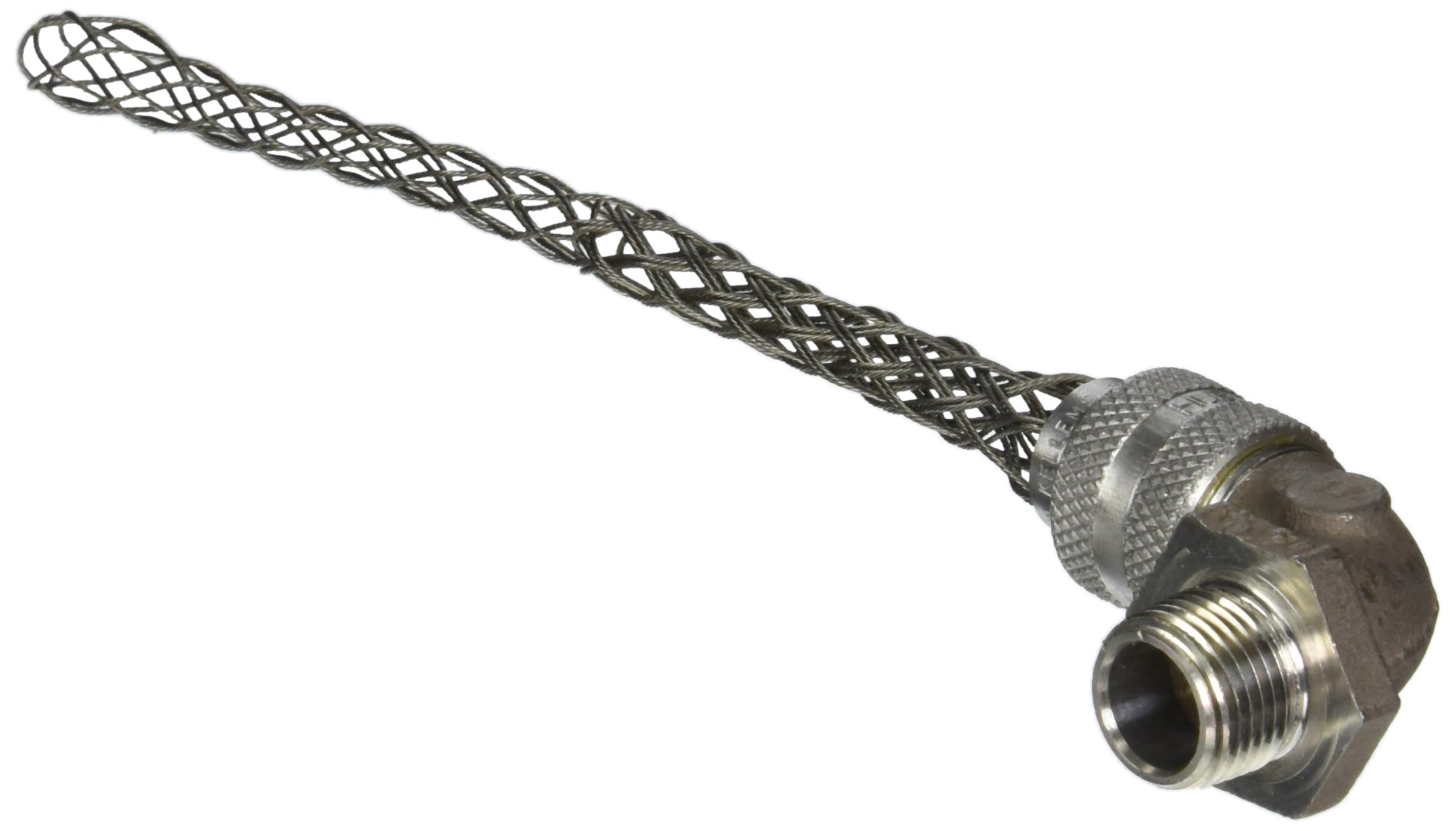 Hubbell 07401073 Deluxe 90 Degree Male Cord Grip with Mesh - 3/8