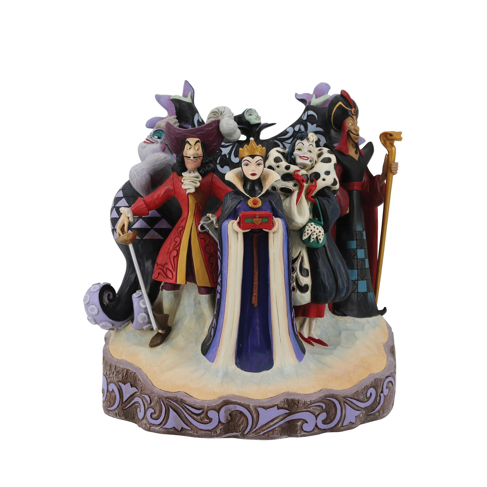 Villains Carved by Heart - Unique Handmade Wooden Sculptures for Home Decor, Gifts & Collectibles | Perfect for Halloween, Gothic Decor & Movie Fan Displays