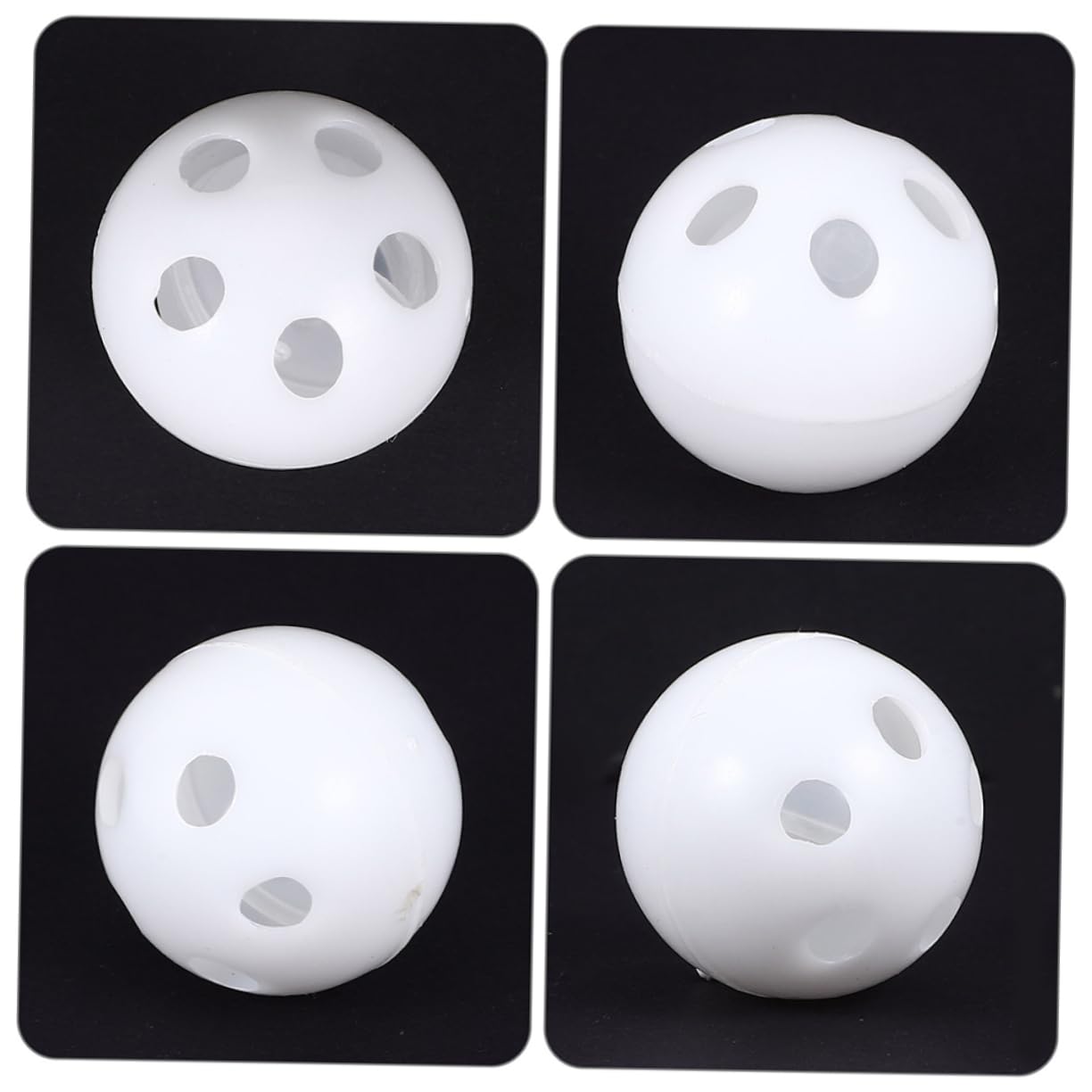 FOYTOKI 100pcs Rattle Squeaker Balls - White Plastic Sound Makers for DIY Plush Toys, Dog Toys & Doll Accessories - Perfect for Crafting, Pet Toys and Baby Sensory Play