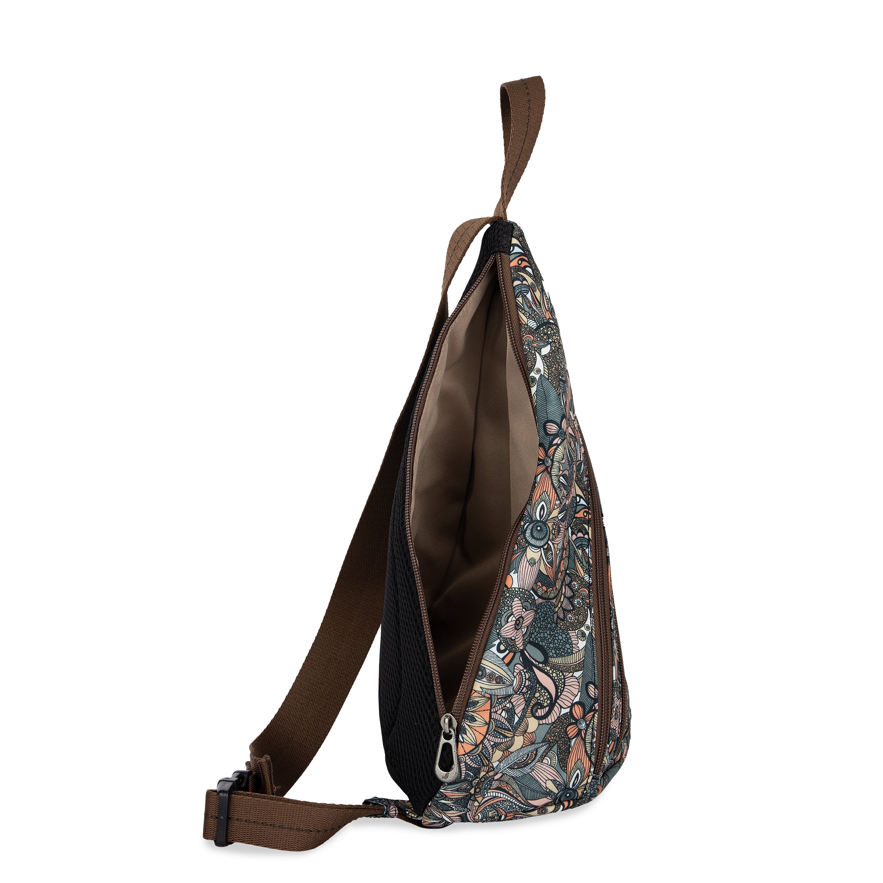 On The Go Sling Backpack - Lightweight Crossbody Bag for Men & Women - Perfect for Travel, Hiking, Commuting & Everyday Use