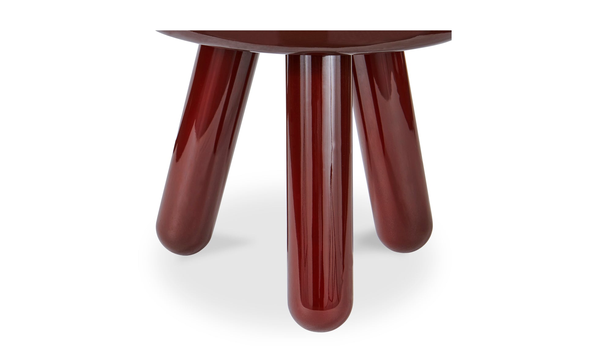 Stylish Red Joy Accent Table - Modern Side Table for Living Room, Bedroom & Office Decor - Perfect for Small Spaces & Home Styling
