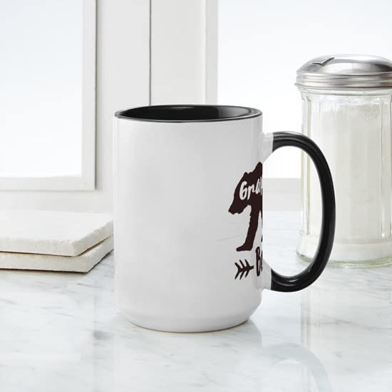 Grandma Bear Ceramic Coffee Mug 15 oz (444 ml) - Cute & Durable for Hot Drinks, Perfect for Tea, Coffee, Hot Chocolate - Ideal Gift for Grandmothers, Mothers Day, Birthday & Family Gatherings
