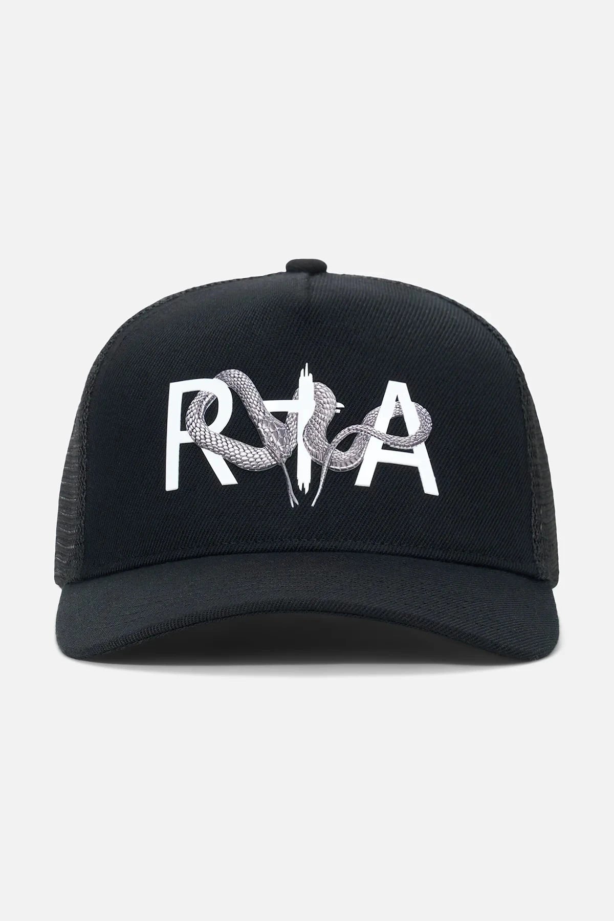 RTA Gideon Trucker Hat with Black Snake Logo - Stylish Adjustable Baseball Cap for Men & Women - Perfect for Outdoor Activities, Sports, and Casual Wear