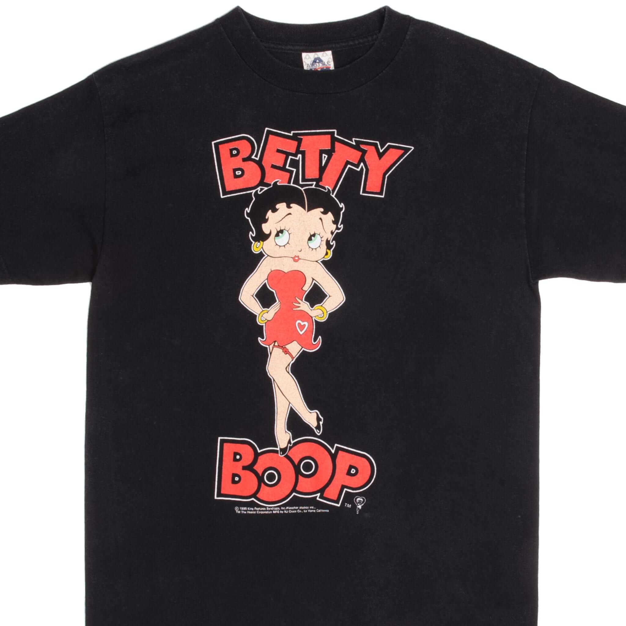 Vintage Betty Boop Graphic Tee Shirt 1996 Retro Cartoon T-Shirt Medium Size - Perfect for Casual Wear, Cosplay & 90s Nostalgia Fashion