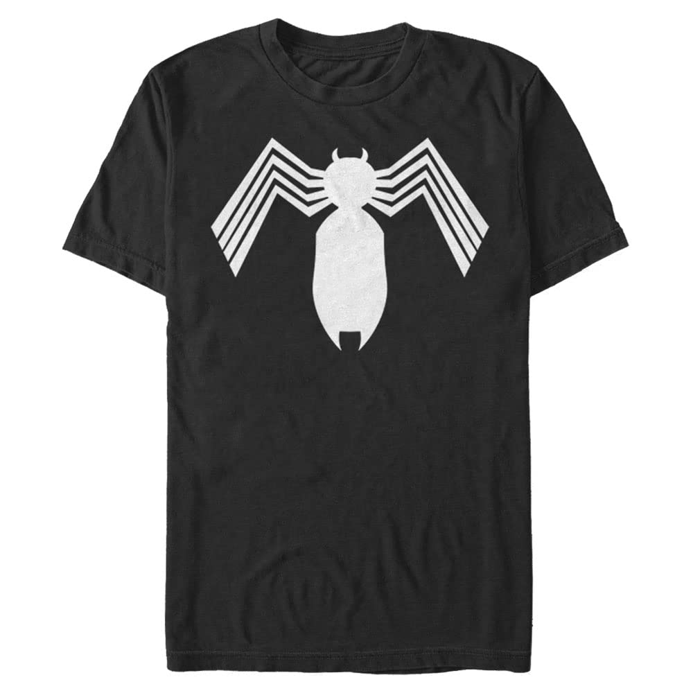 Marvel Men's Big & Tall Alien Symbiote Icon Graphic T-Shirt - Black, 4X-Large Tall - Superhero Comic Tee for Casual Wear & Cosplay