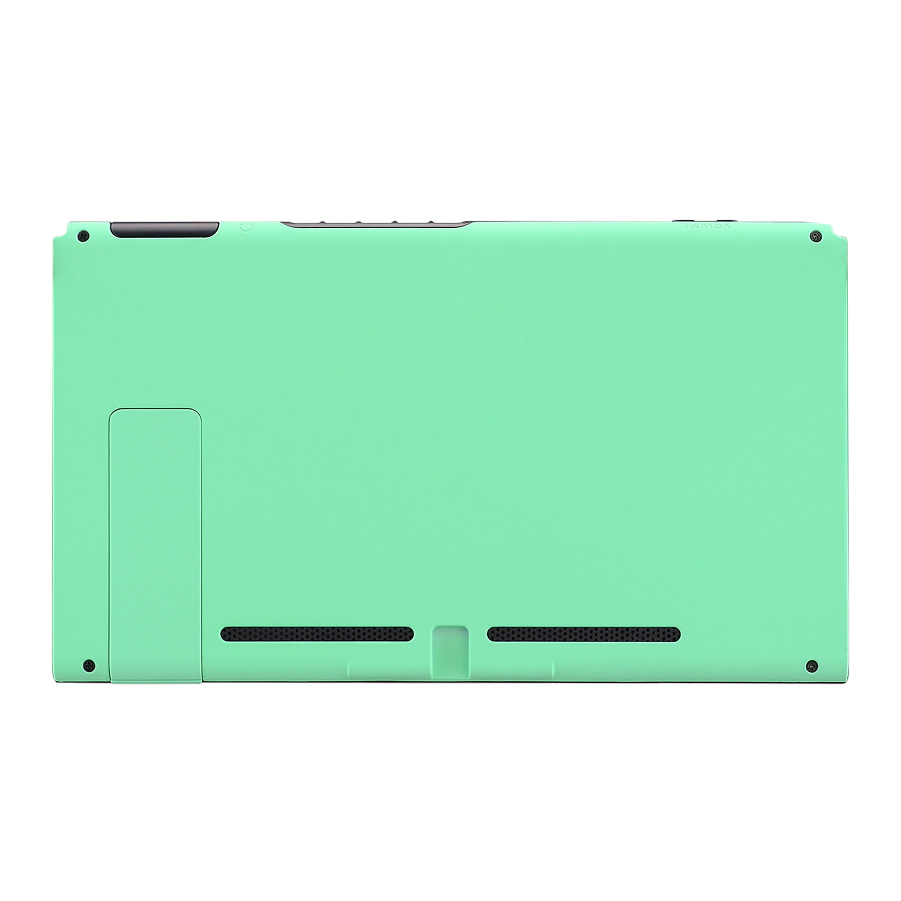 eXtremeRate Mint Green Replacement Back Plate with Kickstand for Nintendo Switch Console - Durable Custom Shell for Gaming, Travel & Home Entertainment