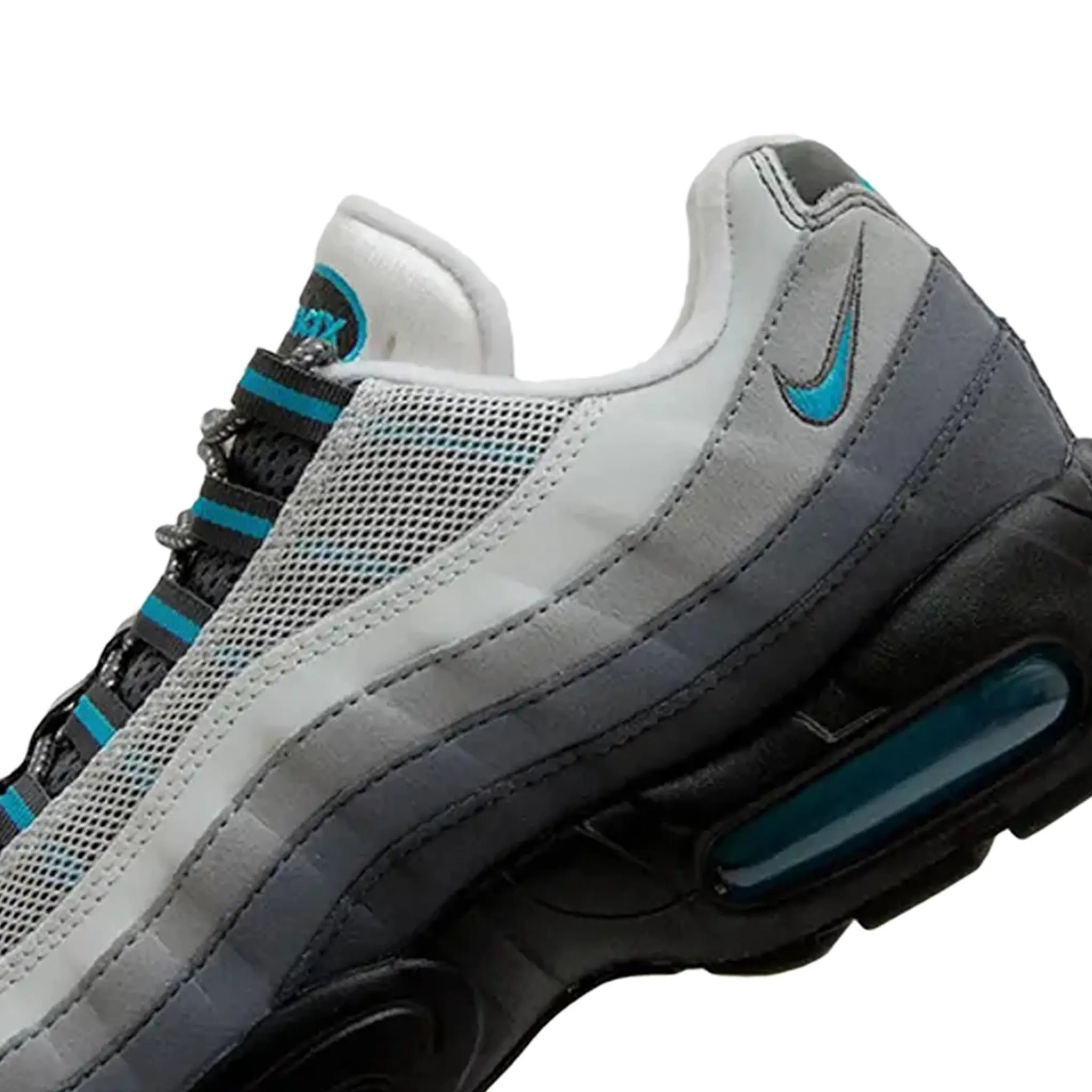 Nike Air Max 95 Baltic Blue Running Shoes for Men - Lightweight Cushioned Sneakers with Air-Sole Unit - Perfect for Jogging, Gym Workouts & Casual Wear