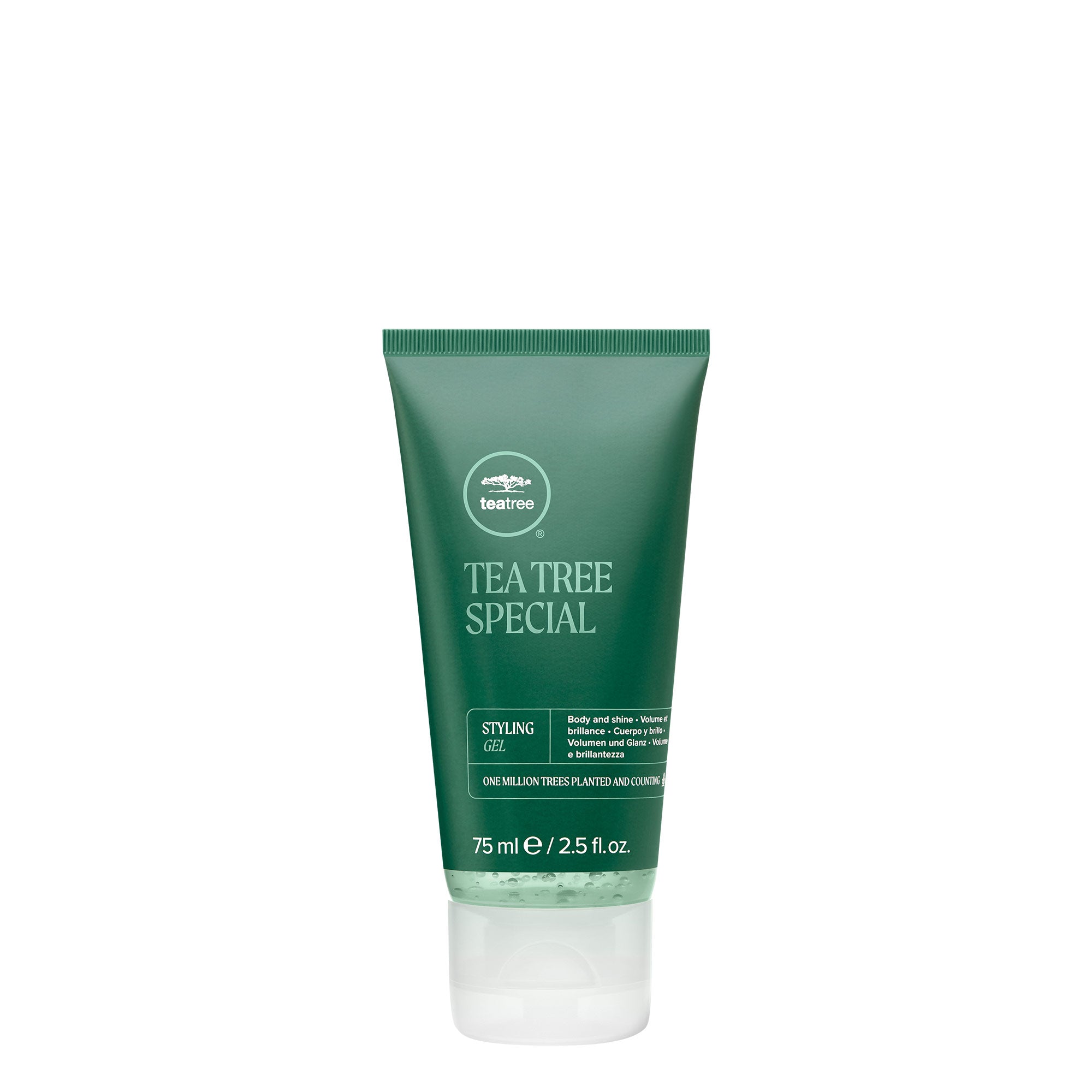 Tea Tree Styling Gel for Men & Women - Natural Hold Hair Gel with Tea Tree Oil - Perfect for Curly, Wavy & Straight Hair Styling